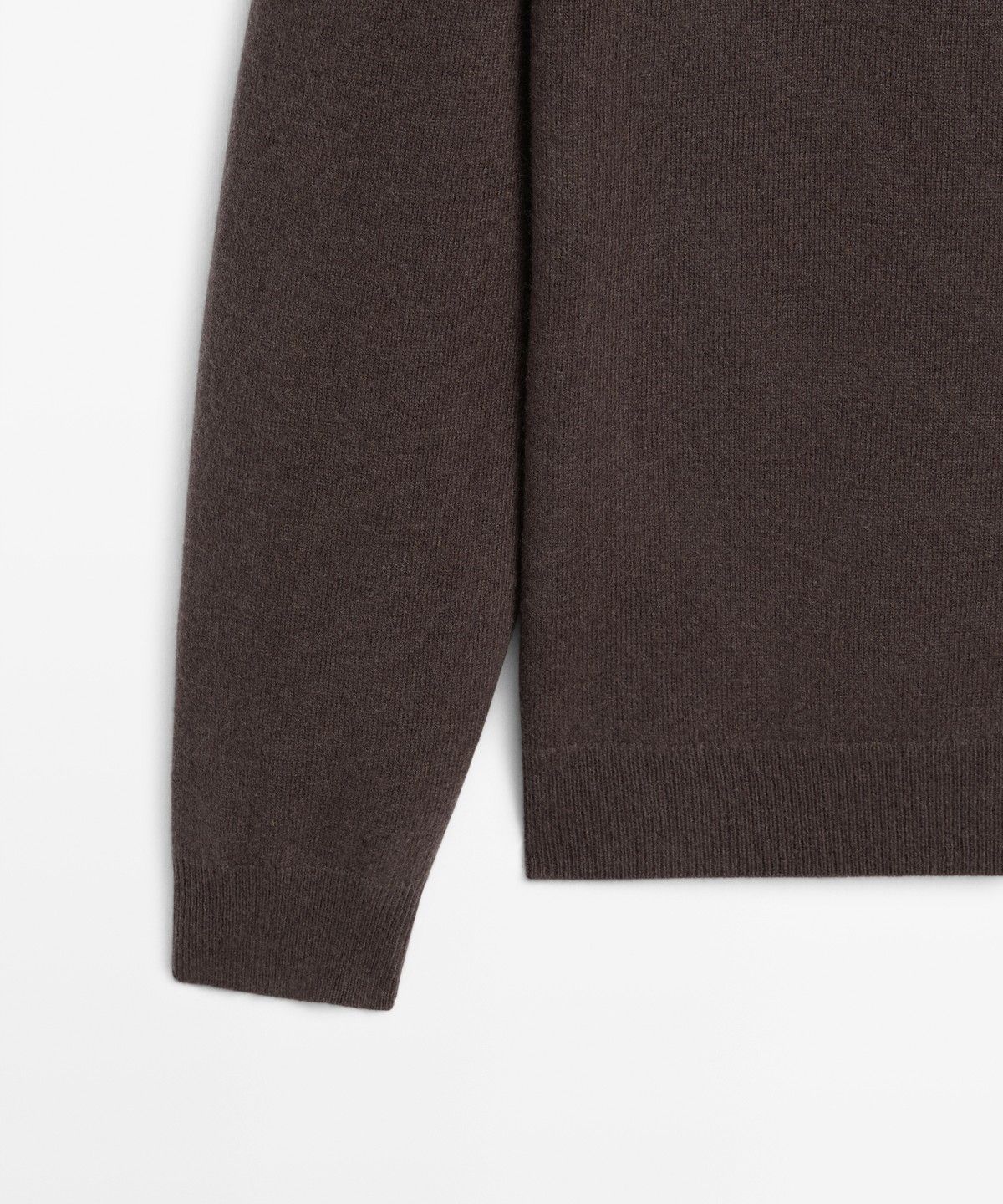 마시모두띠(MASSIMO DUTTI) 울 블렌드 지퍼 디테일 가디건