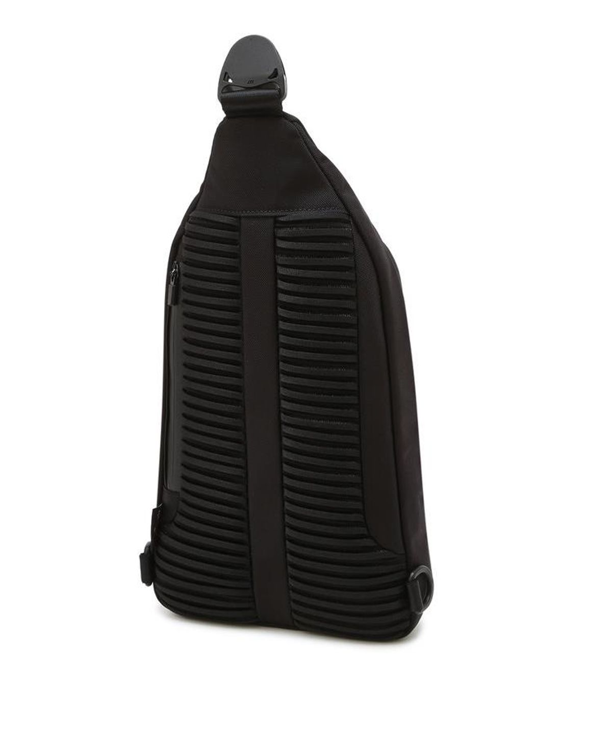 닥스 남성 액세서리(DAKS MEN'S ACCESSORIES) 블랙 음각로고 나일론 백 DBBA6F777BK