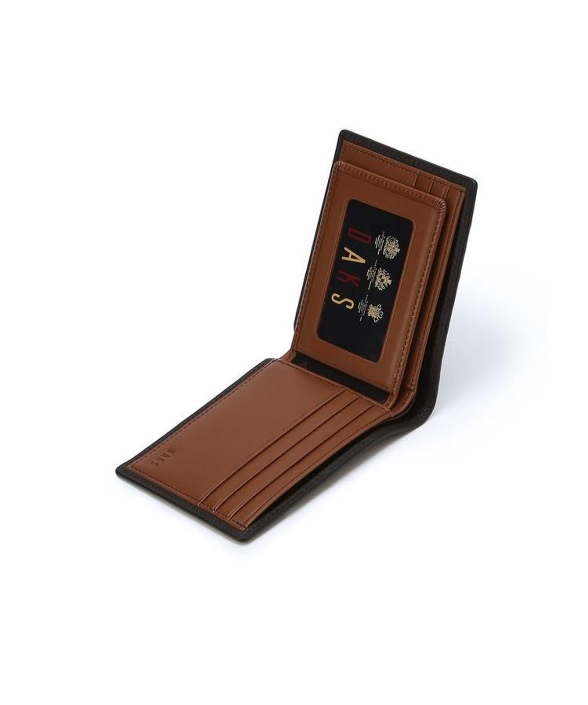 닥스 남성 액세서리(DAKS MEN'S ACCESSORIES) (BARNET) 바넷 다크브라운 바넷 엠보 DD 패턴 반지갑 DBWA6F926W3