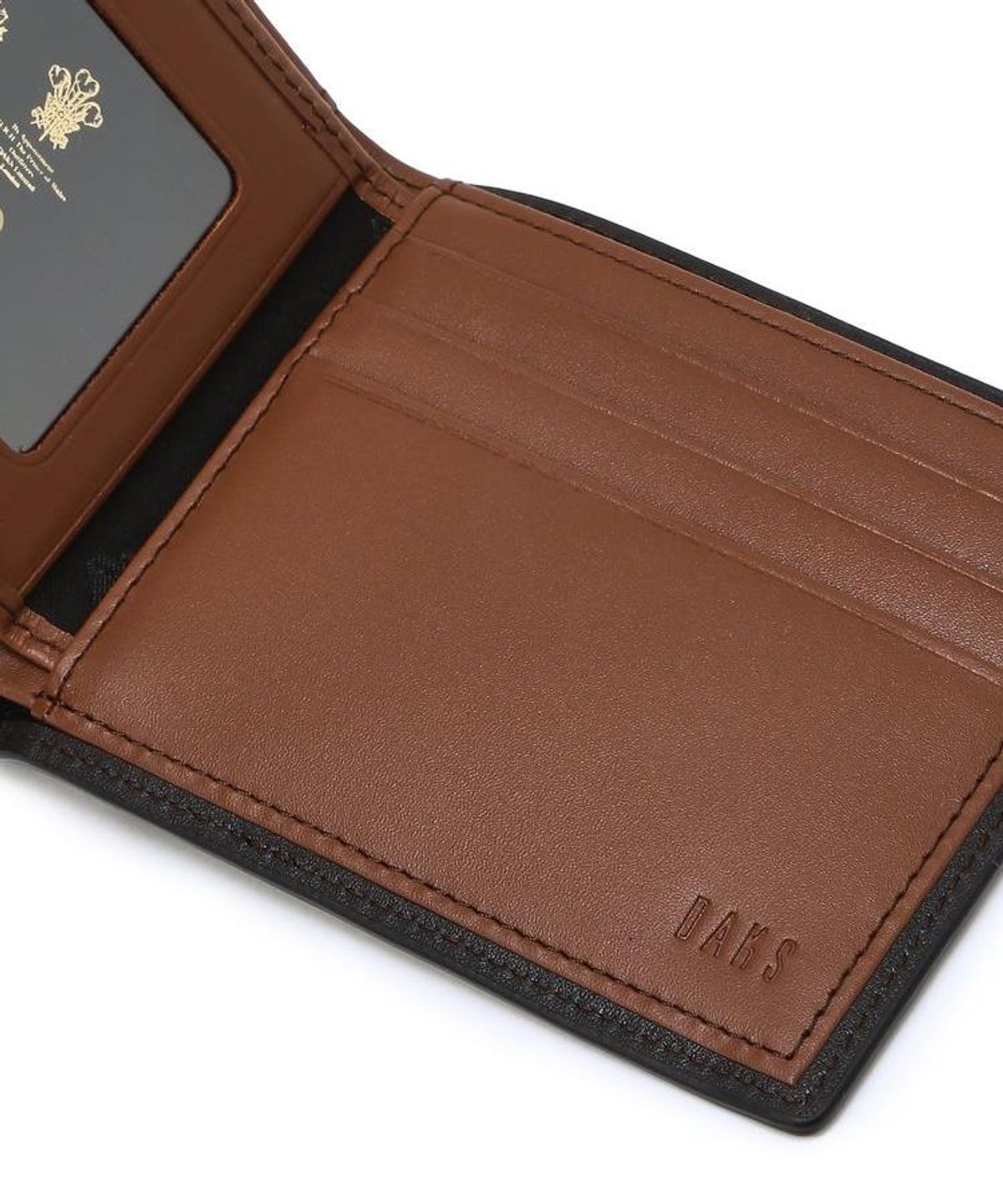 닥스 남성 액세서리(DAKS MEN'S ACCESSORIES) (BARNET) 바넷 다크브라운 바넷 엠보 DD 패턴 반지갑 DBWA6F926W3