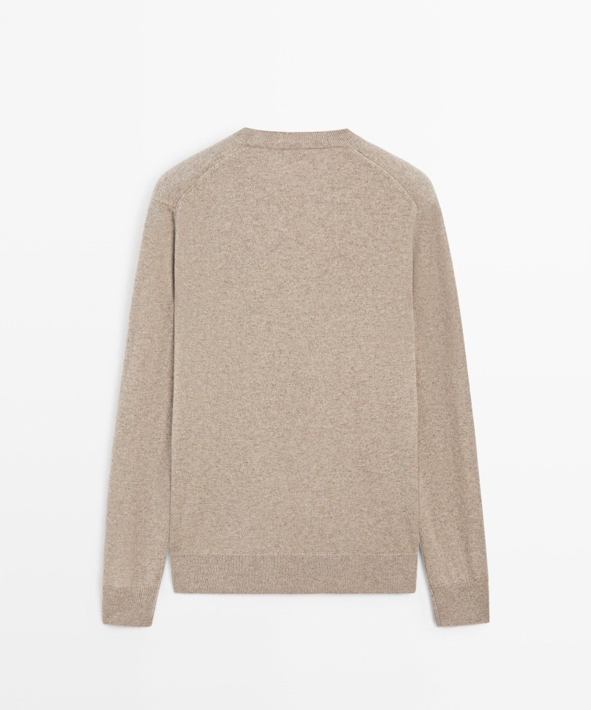 마시모두띠(MASSIMO DUTTI) 울 혼방 라운드넥 니트 스웨터