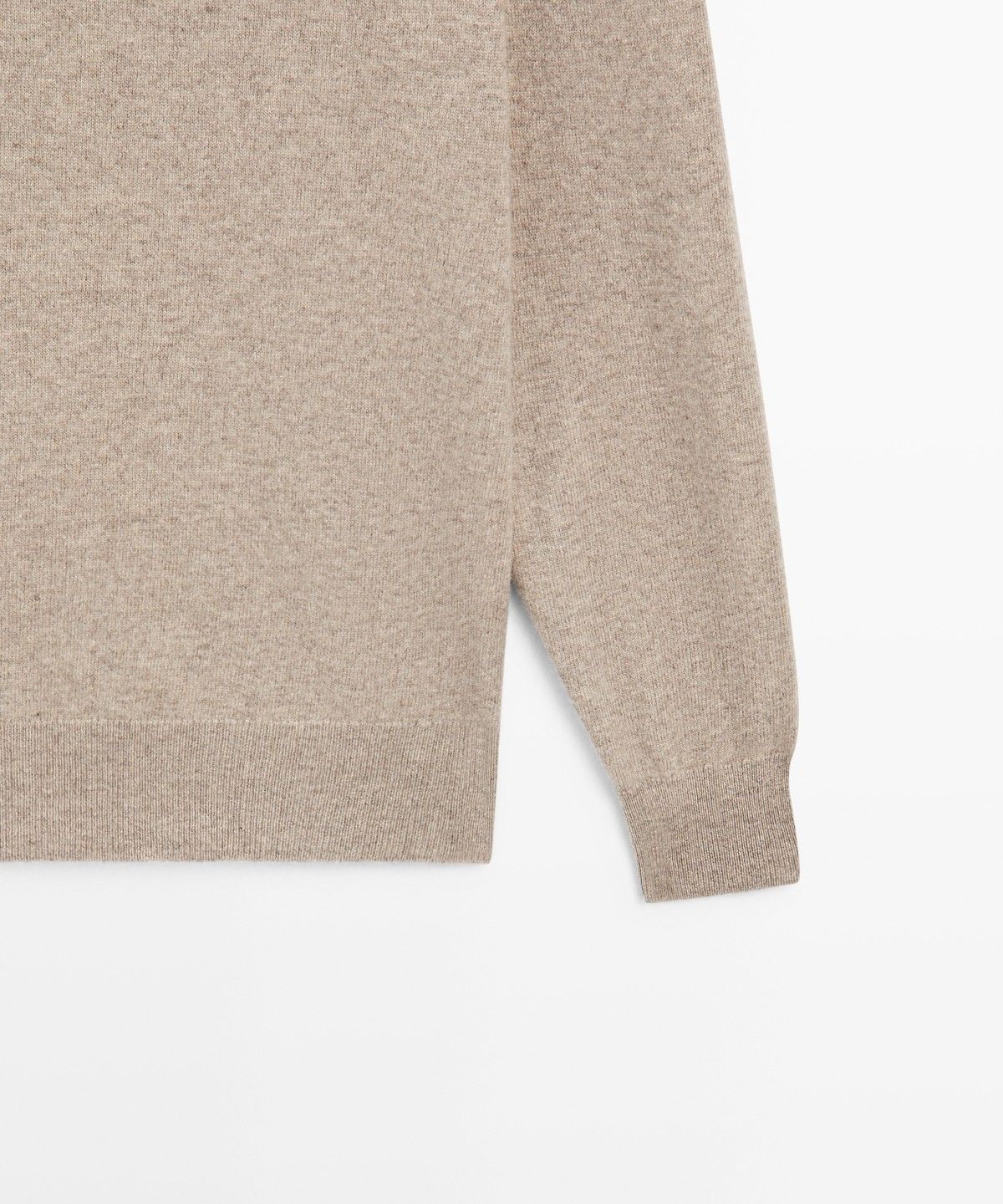 마시모두띠(MASSIMO DUTTI) 울 혼방 라운드넥 니트 스웨터