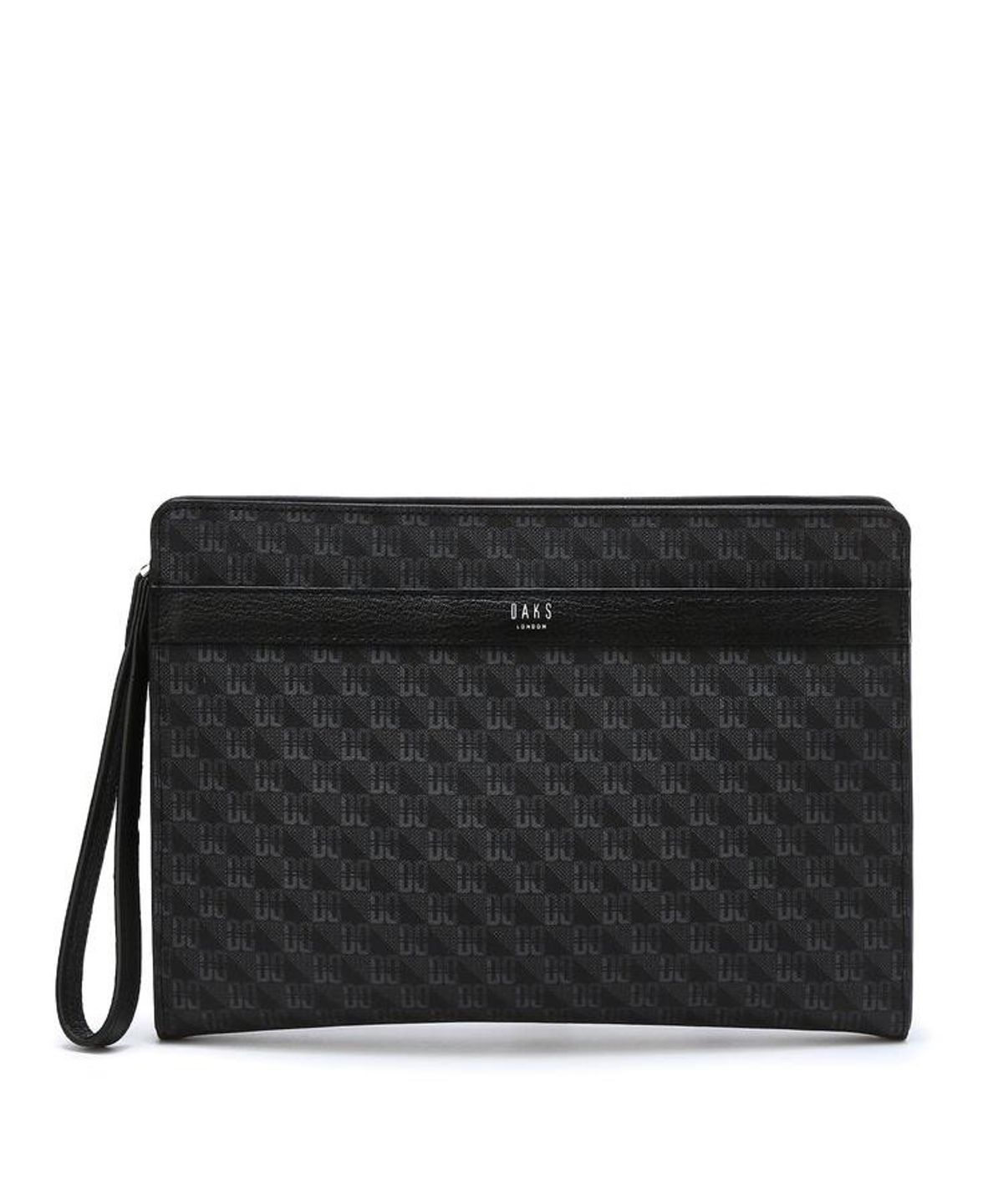 닥스 남성 액세서리(DAKS MEN'S ACCESSORIES) 블랙 DD 패턴 PVC DBBA6F034BK