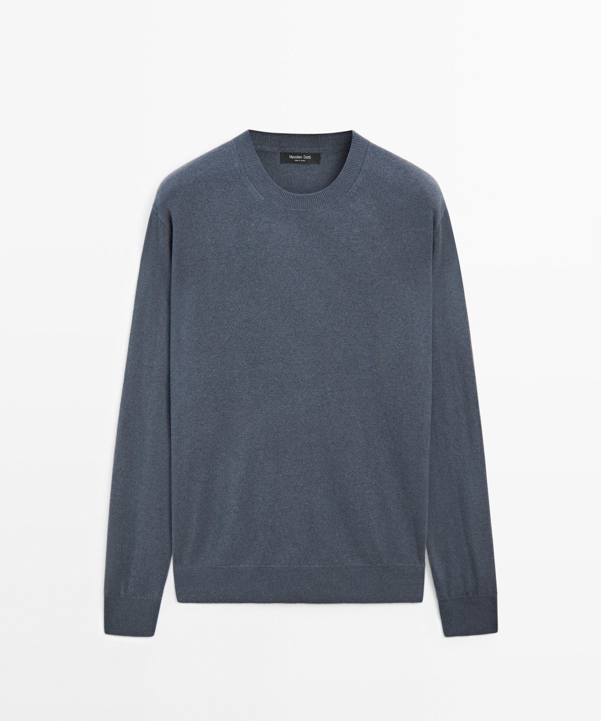 마시모두띠(MASSIMO DUTTI) 울 혼방 라운드넥 니트 스웨터