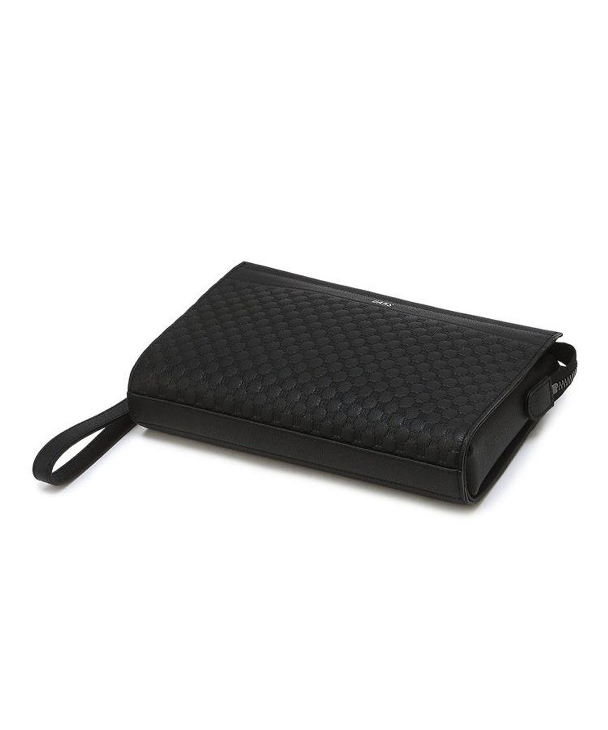 닥스 남성 액세서리(DAKS MEN'S ACCESSORIES) 블랙 DD 패턴 경판 소가죽 DBBA6F019BK