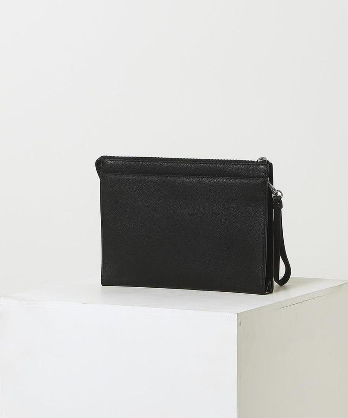 닥스 남성 액세서리(DAKS MEN'S ACCESSORIES) 블랙 하우스 체크 소가죽 DBBA6F306BK