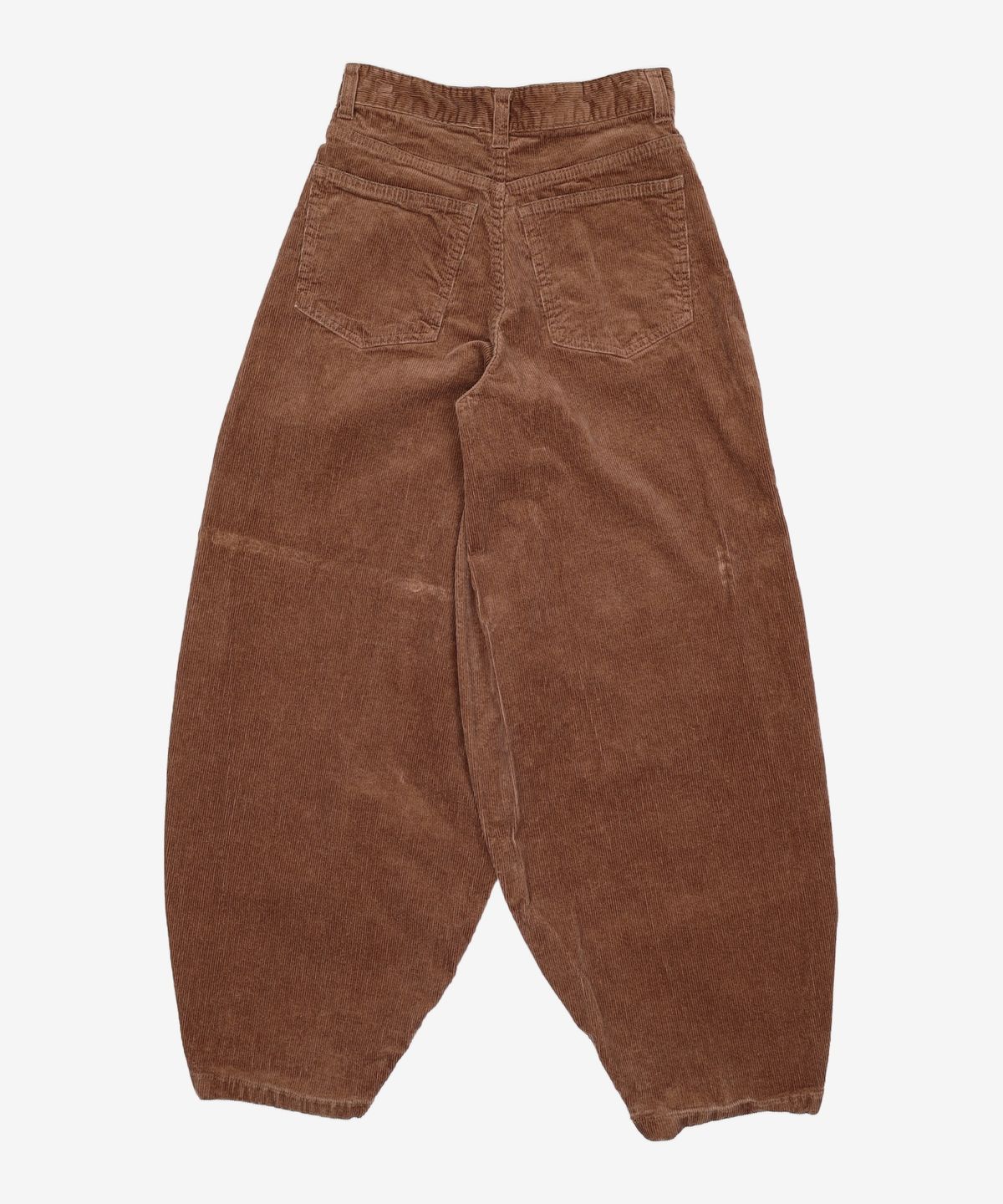 기철(KICHUL) CORD DUROY BALLOON PANTS (BROWN) XS