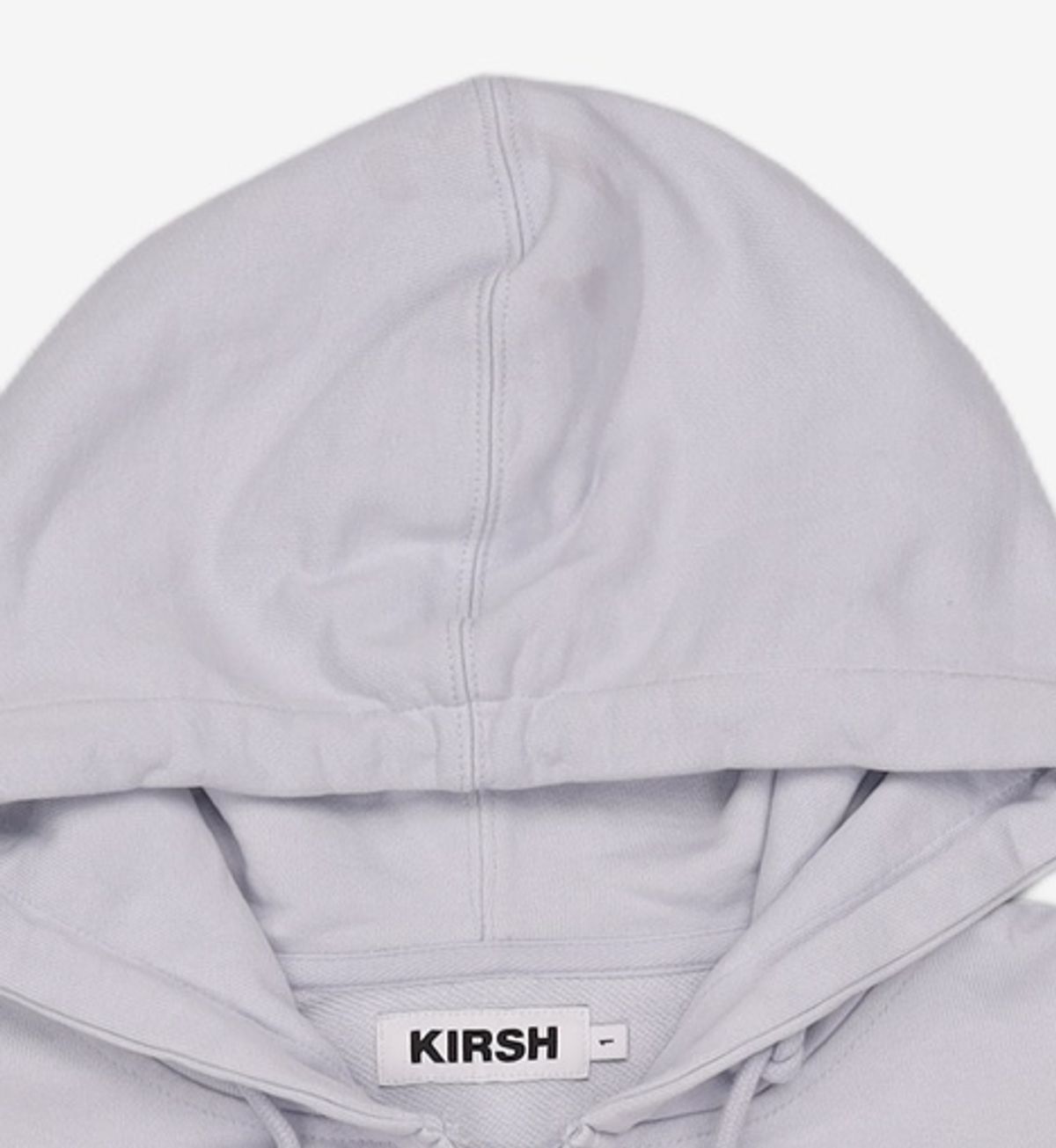 키르시(KIRSH) 두들 체리 서클 로고 후드 집업 [멜란지 그레이] 1