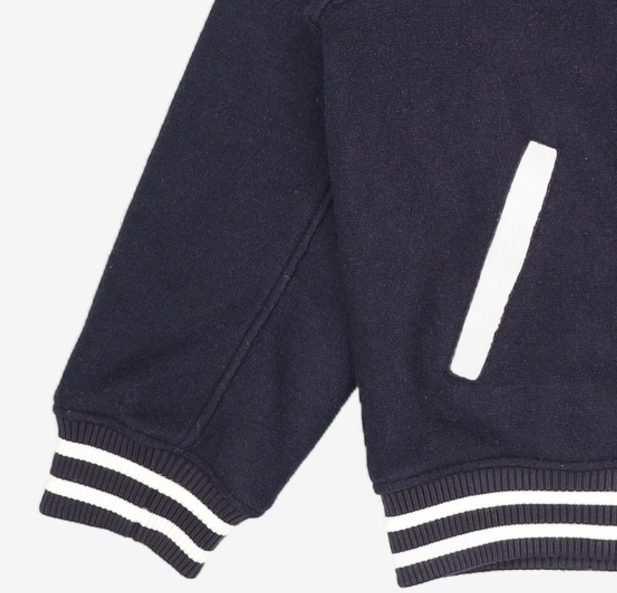 마리떼 프랑소와 저버(MARITHÉ + FRANҪOIS GIRBAUD) WOOL BLENDED VARSITY JACKET dark navy L