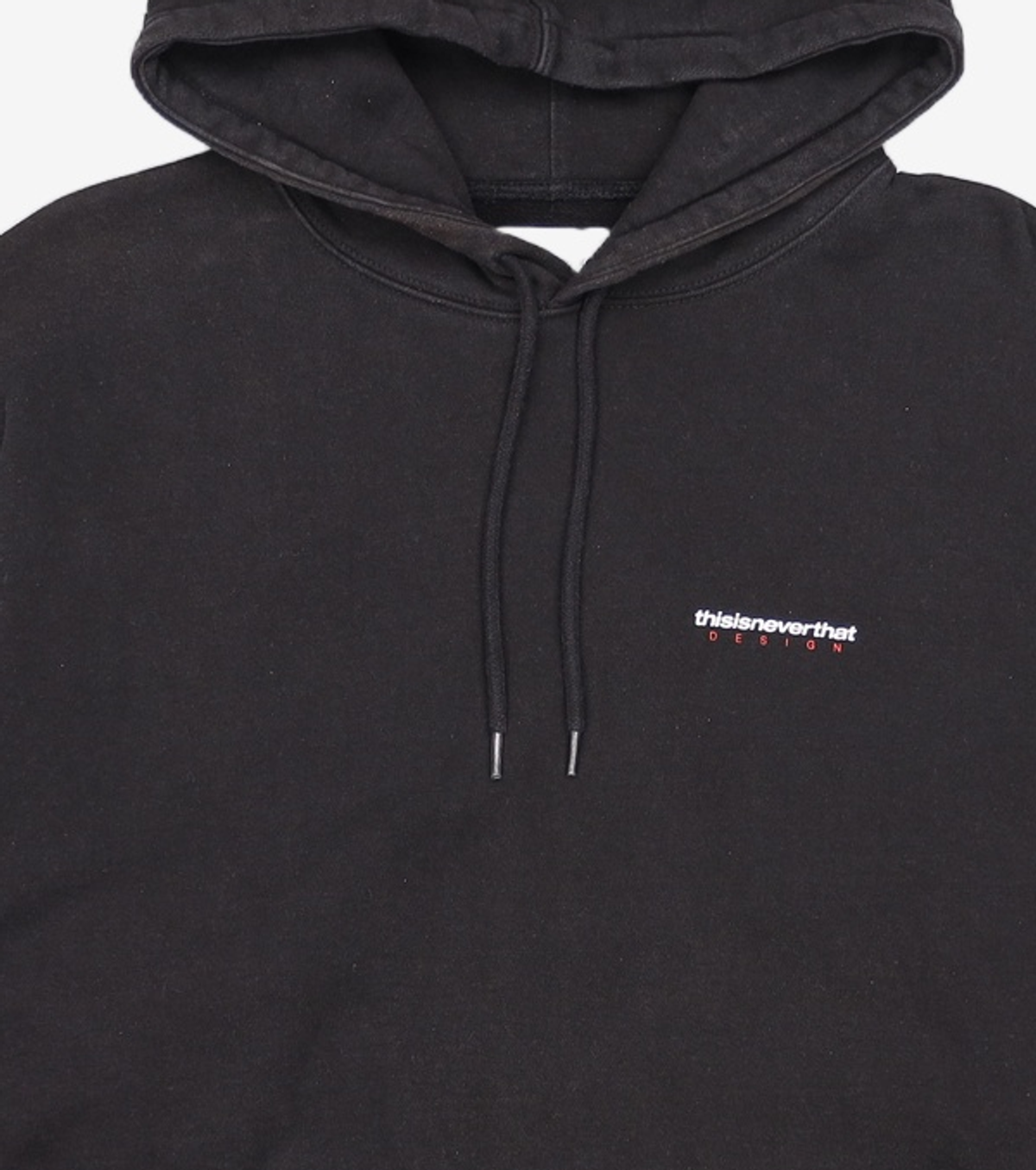 디스이즈네버댓(THISISNEVERTHAT) DSN-Logo Hoodie Black XL