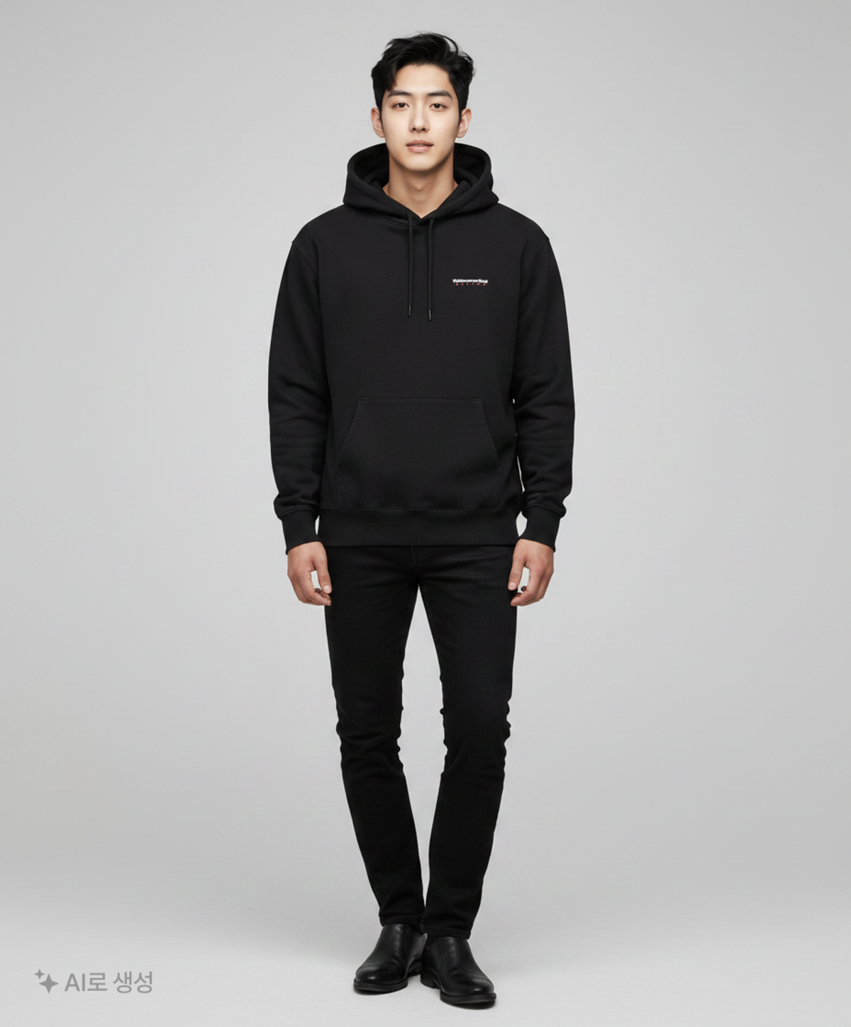 디스이즈네버댓(THISISNEVERTHAT) DSN-Logo Hoodie Black XL