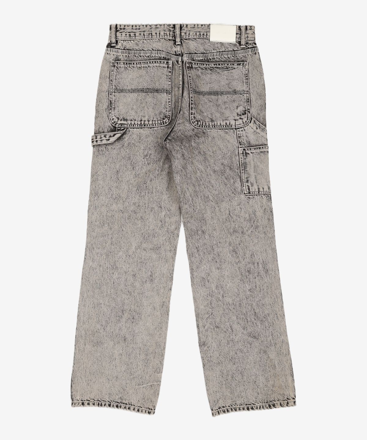메종미네드(MAISON MINED) WHITE SPREAD CARPENTER DENIM-WHITE 48