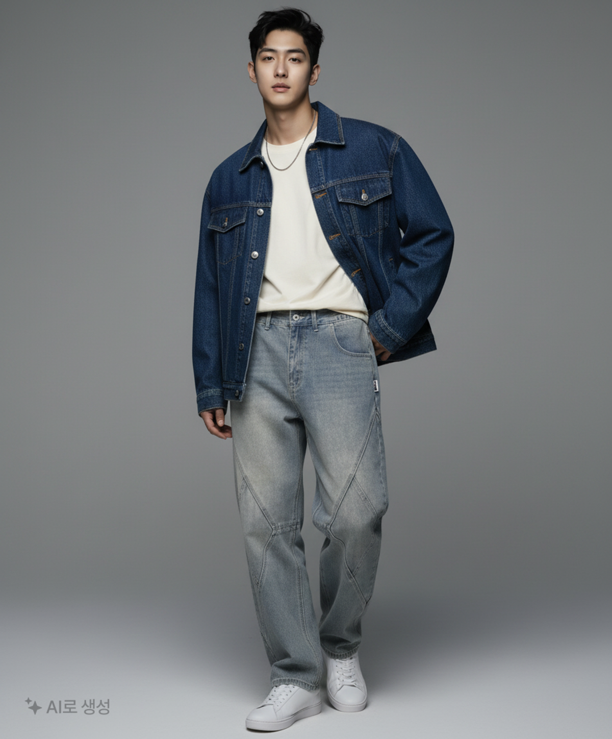 엑스톤즈(XTONZ) 청/데님 팬츠 L