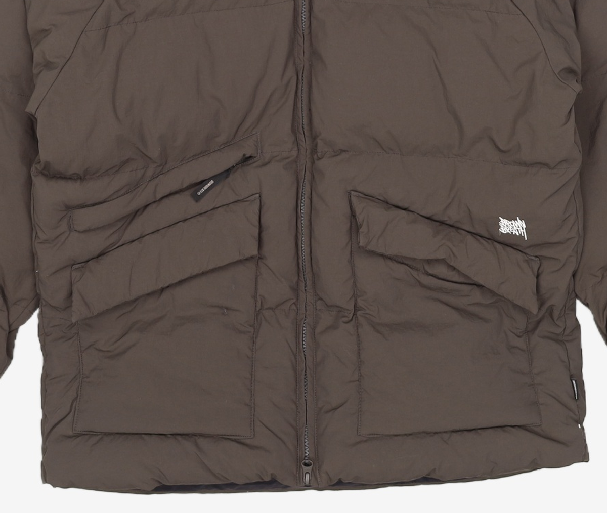 브라운브레스(BROWNBREATH) TAG PARKA - CHARCOAL S