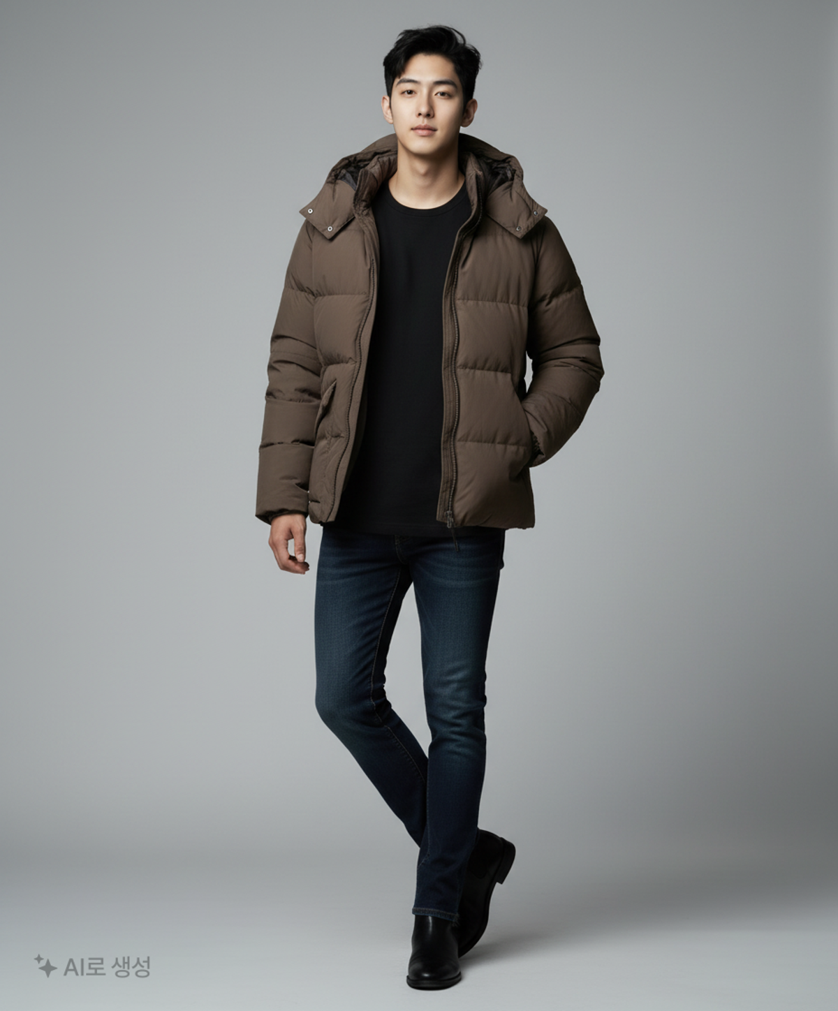 브라운브레스(BROWNBREATH) TAG PARKA - CHARCOAL S