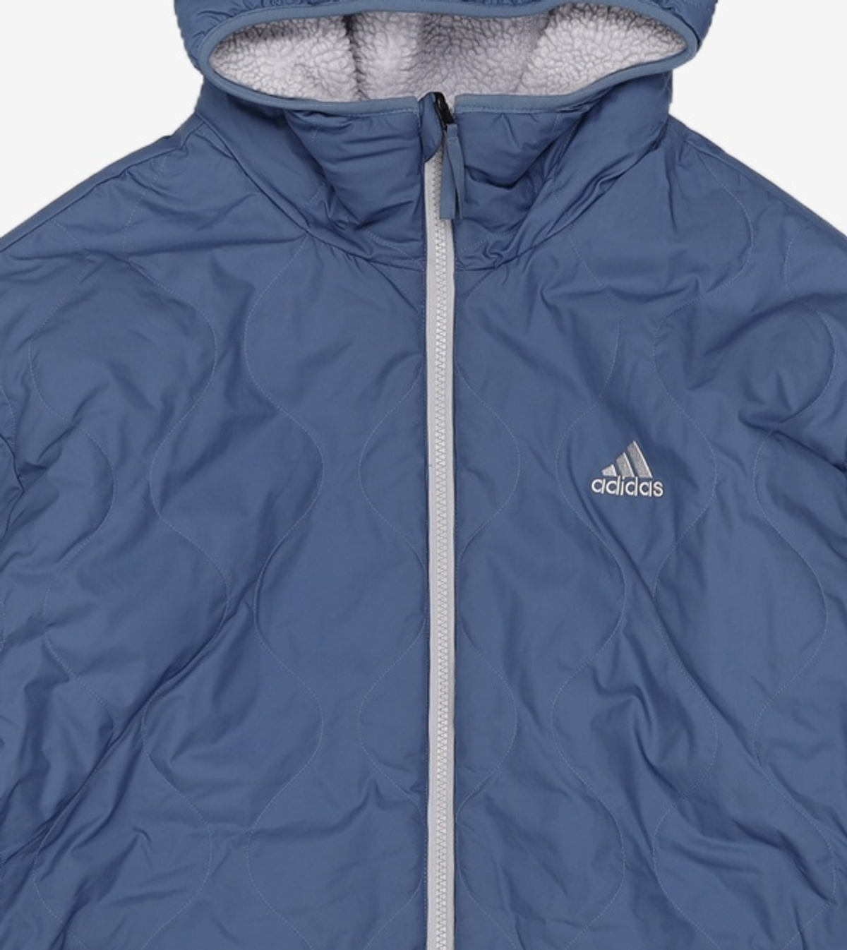 아디다스(ADIDAS) 풀집 하이 칼라 쉐르파 재킷 HR8427 XXL
