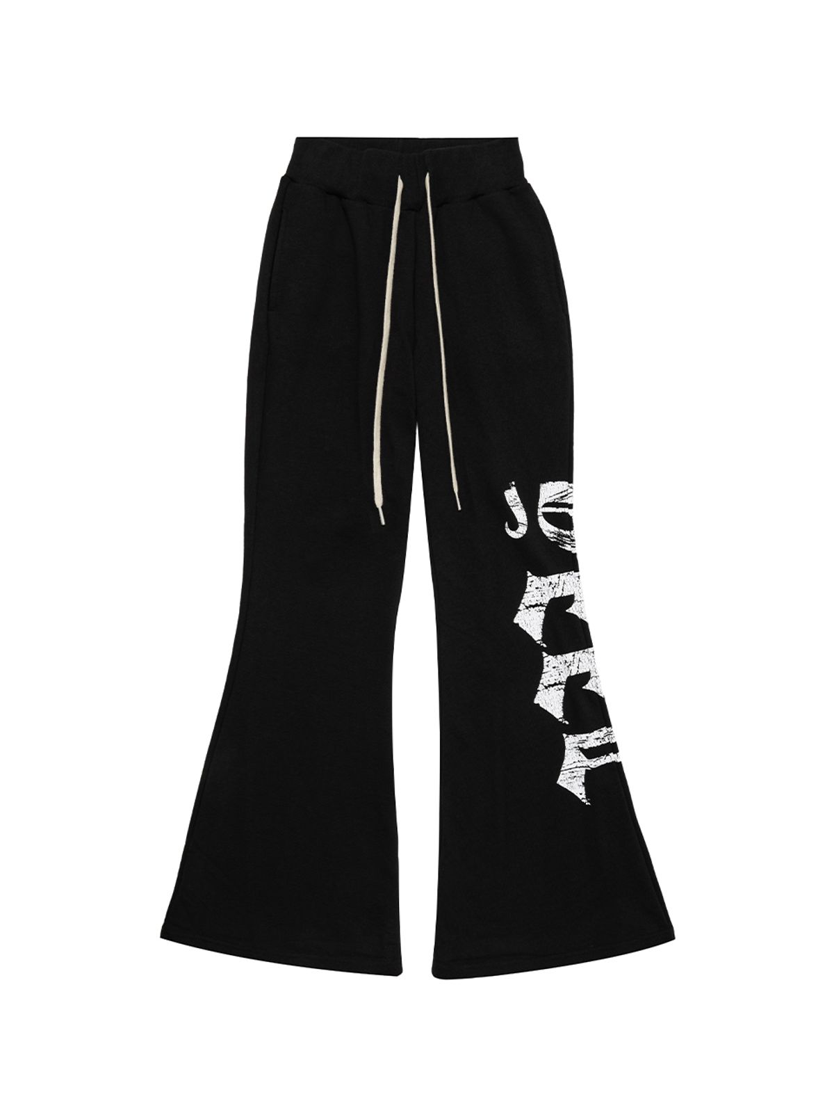 와이이이엘(YEEL) YEEL FLARE SWEAT PANTS BLACK