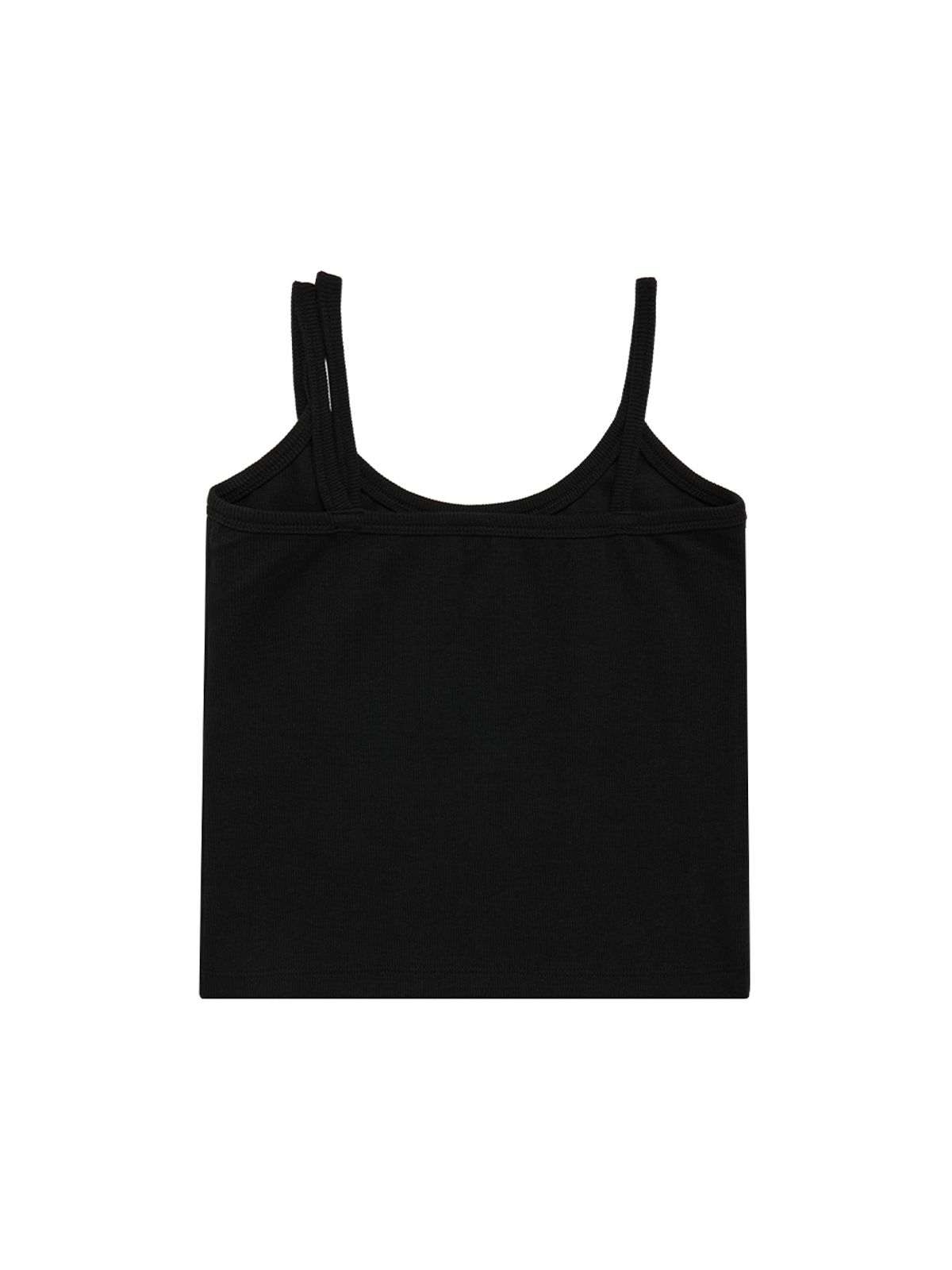 와이이이엘(YEEL) DOUBLE STRAP TANK TOP BLACK