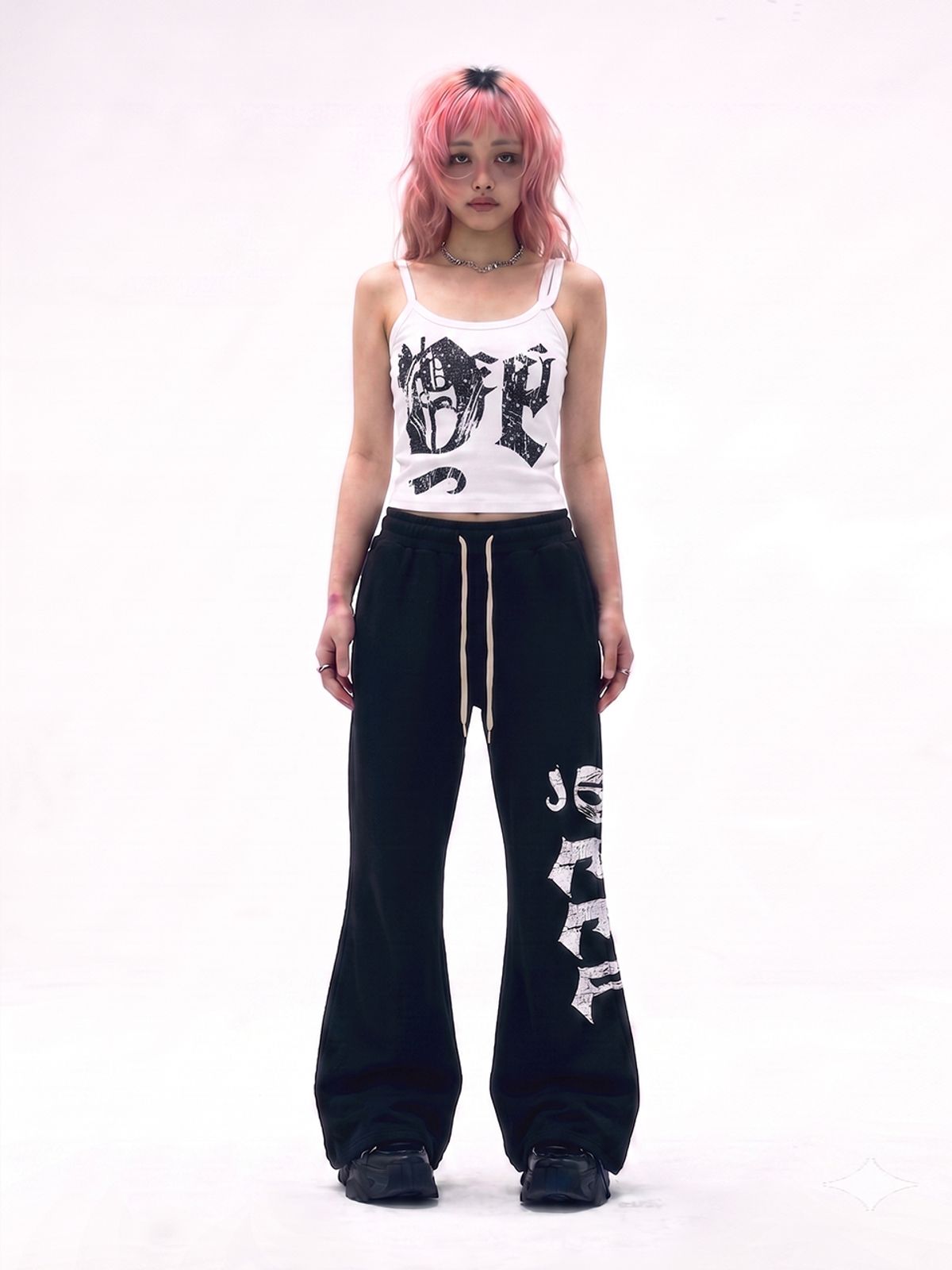와이이이엘(YEEL) DOUBLE STRAP TANK TOP WHITE