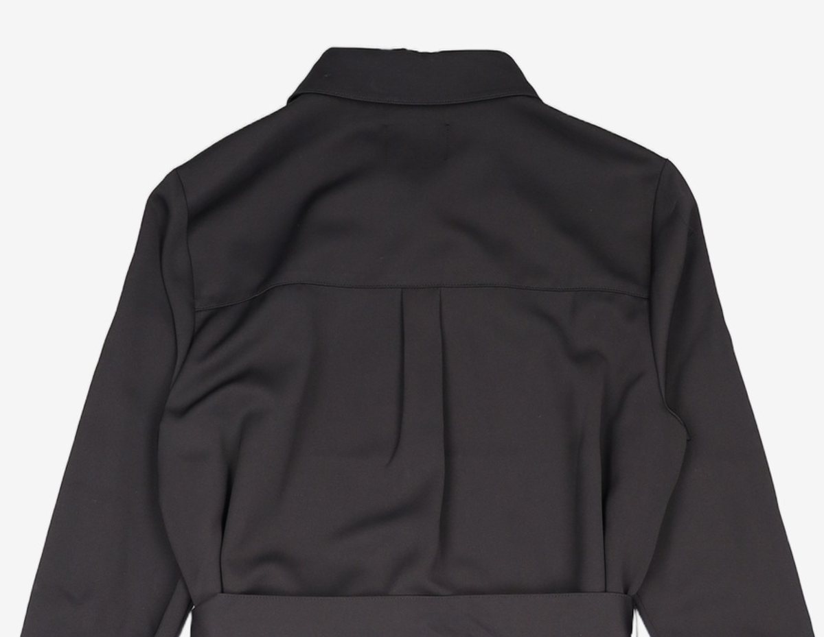 몽돌(MONGDOL) 데일리 롱셔츠 원피스 맥시드레스 블랙 MDOP041BLACK FREE