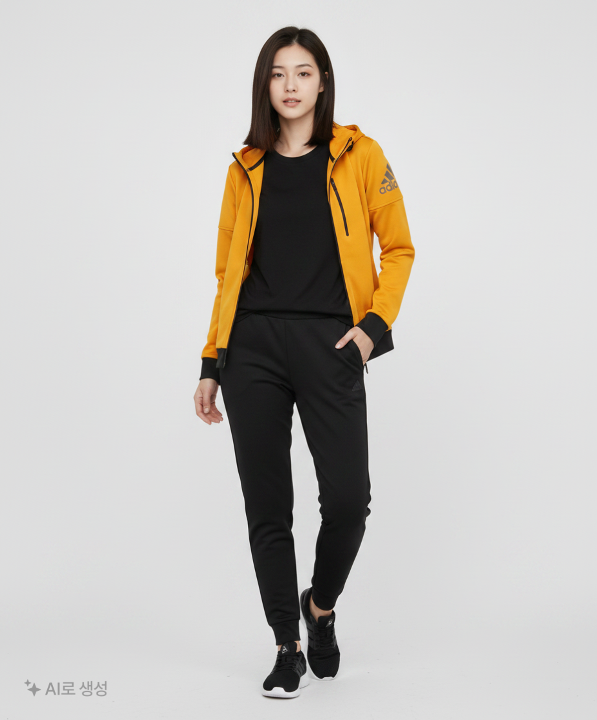 아디다스(ADIDAS) 후드 집업 100
