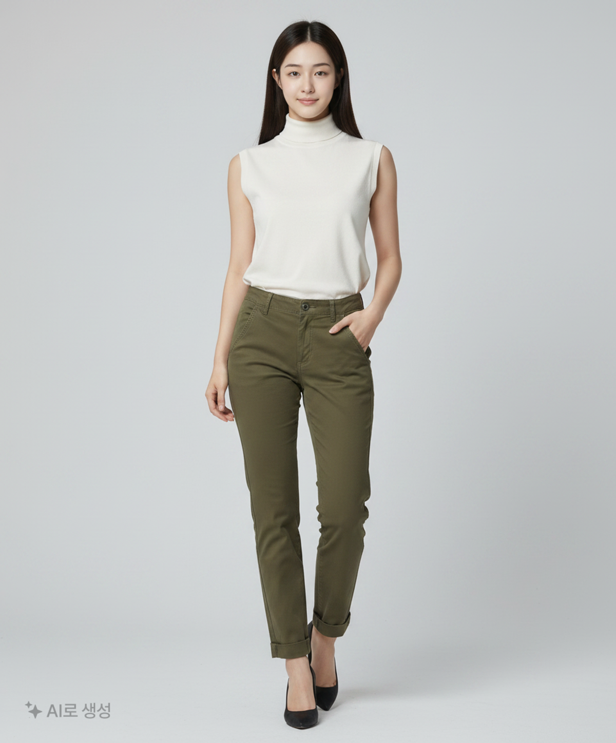 유니클로(UNIQLO) 코튼 팬츠 76