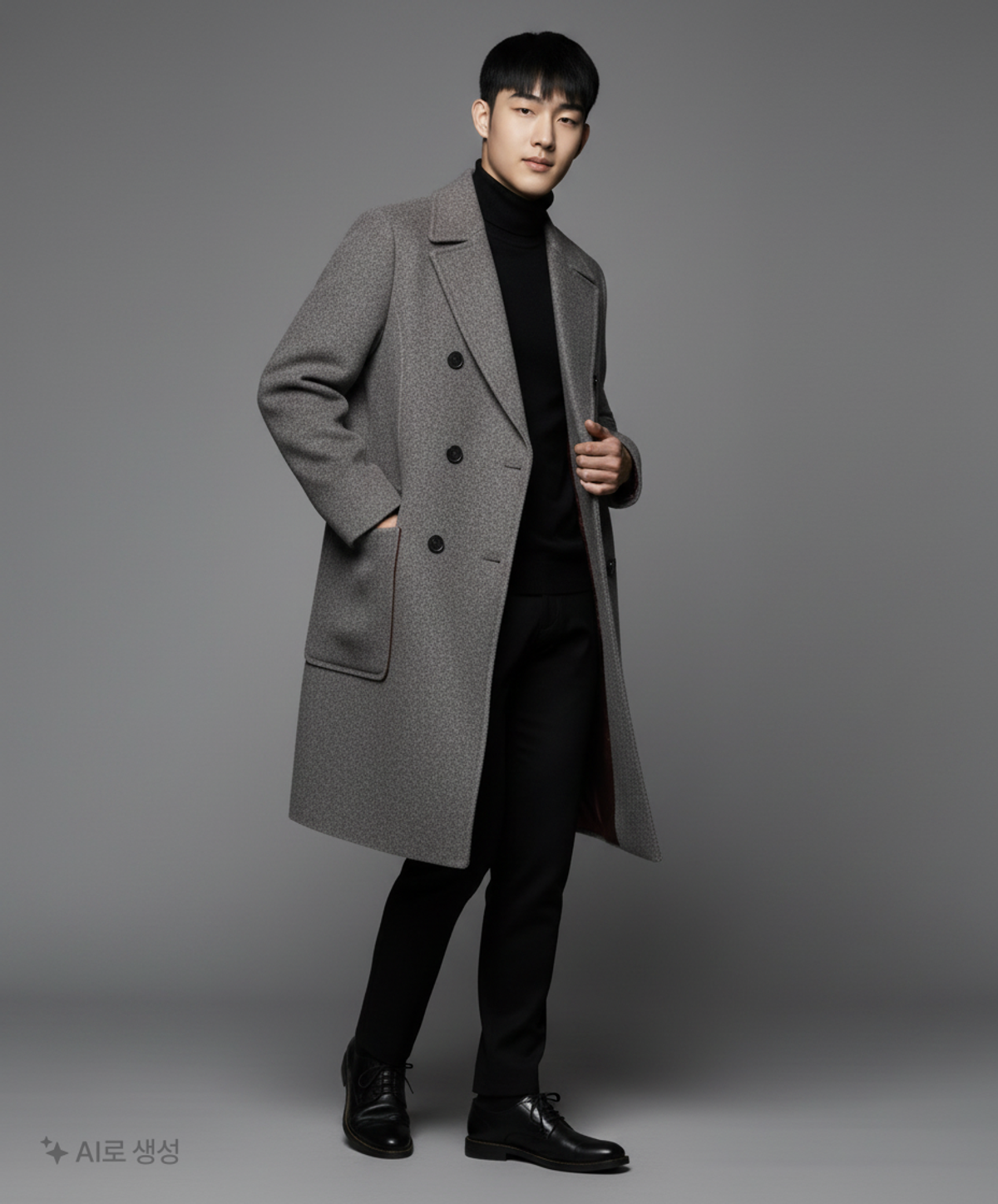 베네통(BENETTON) 겨울 더블 코트 44