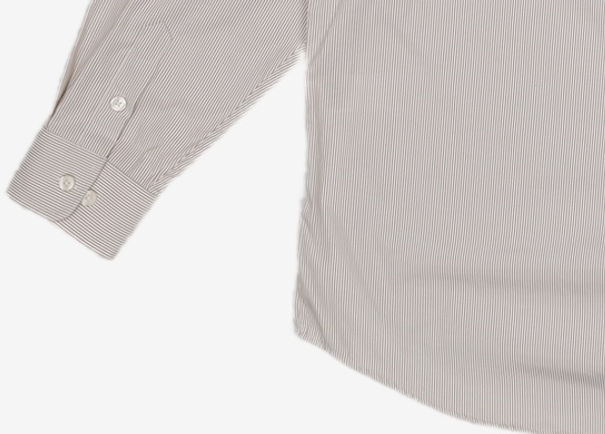 세컨모놀로그(SECONDMONO) (TIE SET)Side Slit Oversized Cotton Shirt [8 color]_SESH008 L