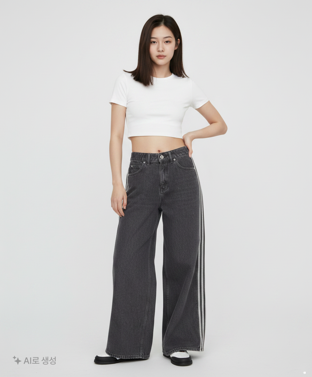 아디다스(ADIDAS) 파이어버드 아딜레늄 트랙 팬츠 데님 - 블랙 / KD2905 2830
