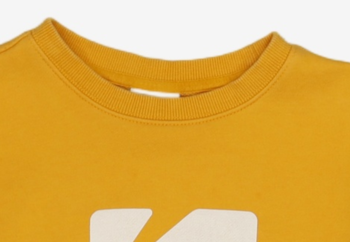 코닥 키즈(KODAK KIDS) 레인보우 맨투맨 키즈 YELLOW 140