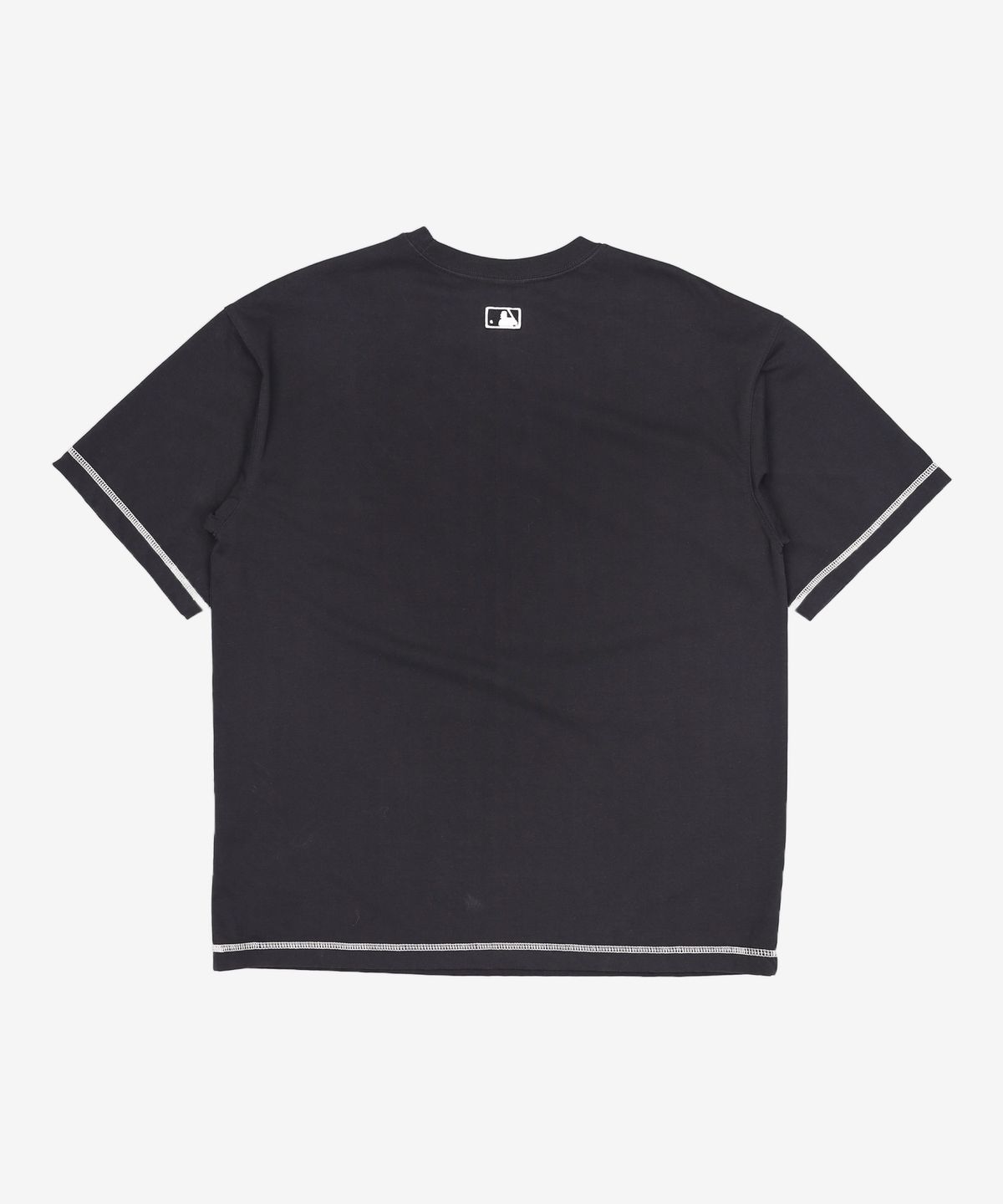 엠엘비(MLB) 베이직 쿠퍼스 로고 메가 오버핏 기능성 반팔 티셔츠 NY (Black) M