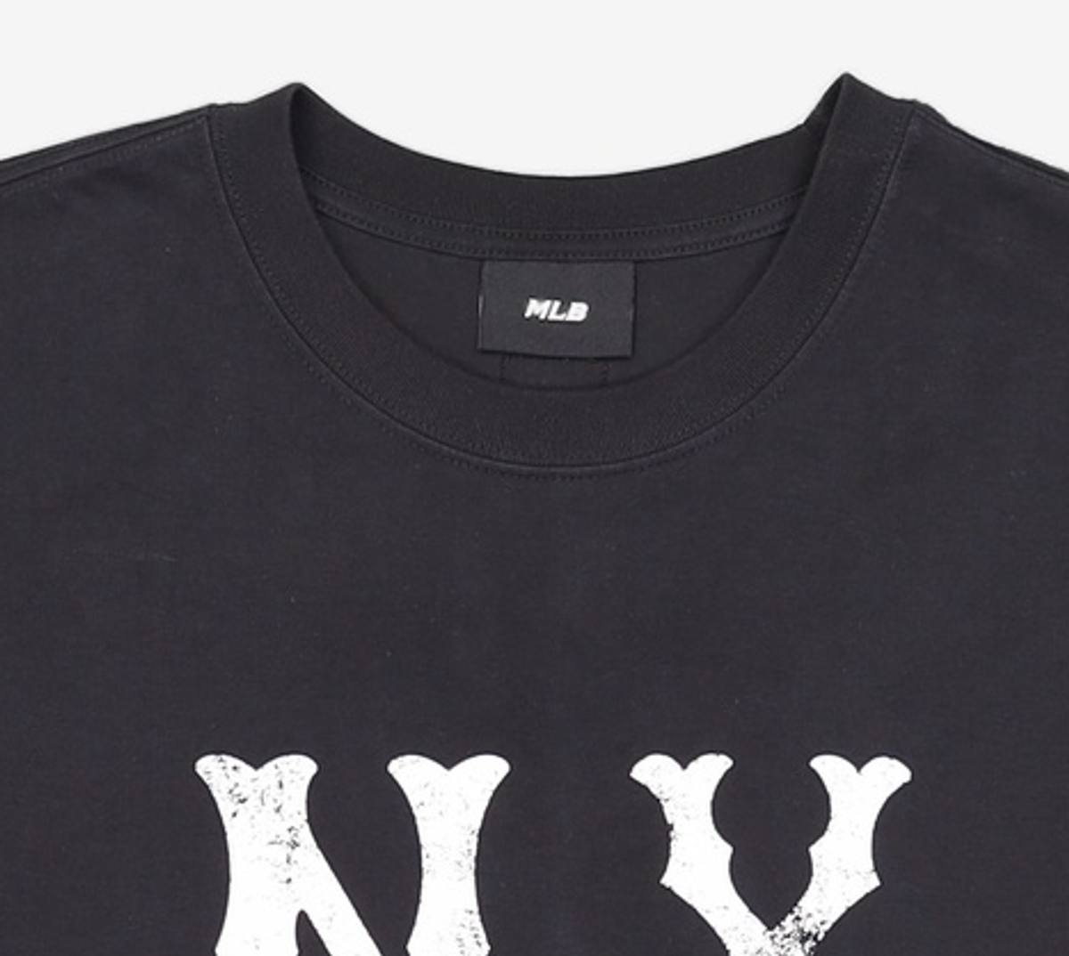 엠엘비(MLB) 베이직 쿠퍼스 로고 메가 오버핏 기능성 반팔 티셔츠 NY (Black) M