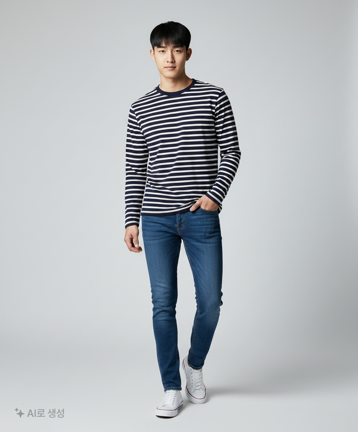 지오다노(GIORDANO) 긴소매 티셔츠 L