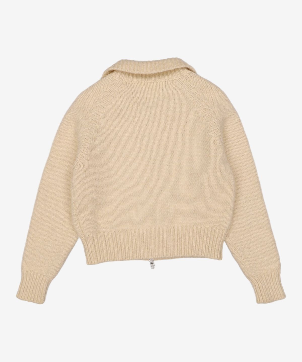 마리떼 프랑소와 저버(MARITHÉ + FRANҪOIS GIRBAUD) W HAIRY ZIPUP CARDIGAN cream OS