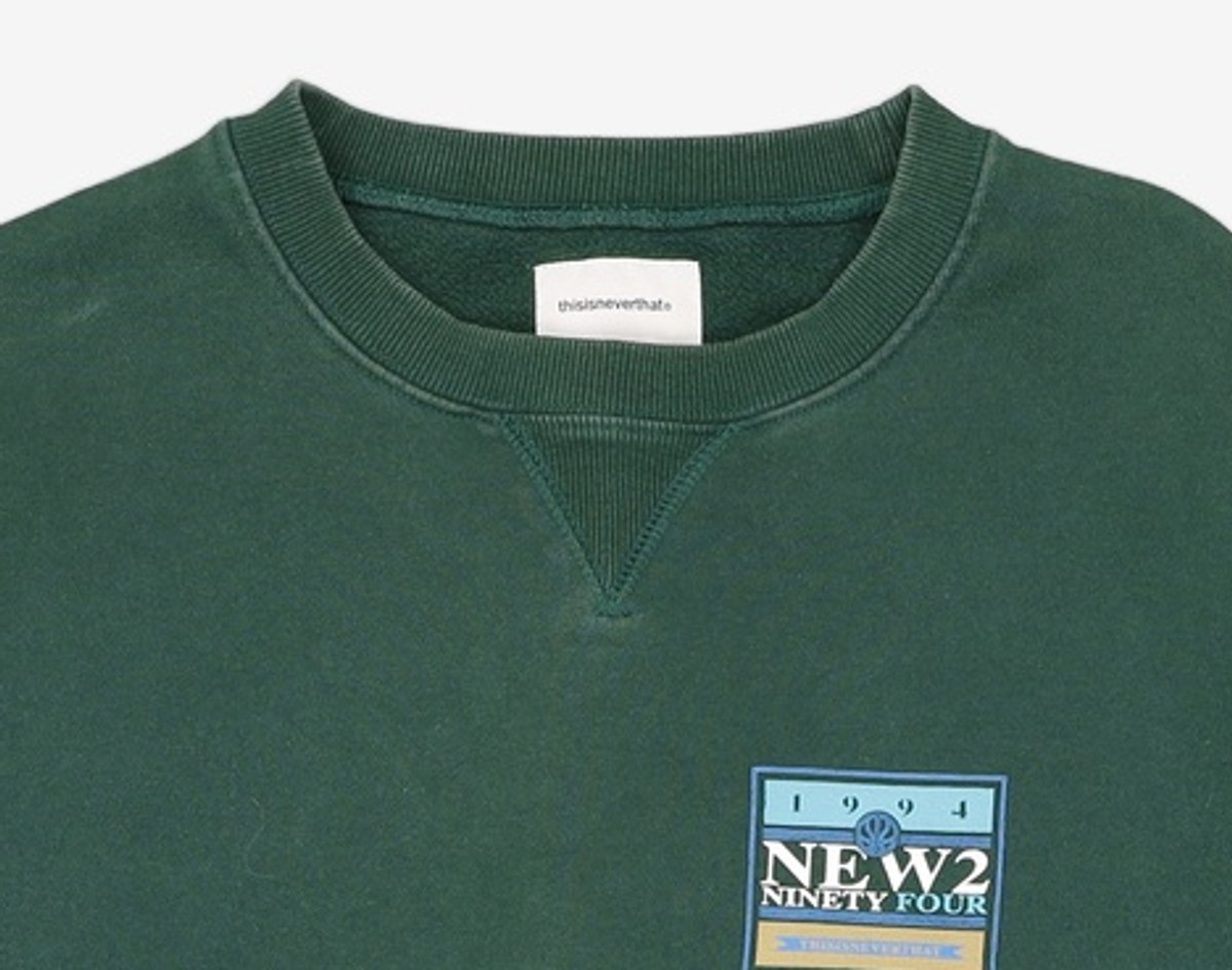 디스이즈네버댓(THISISNEVERTHAT) NEW2 Crewneck Forest M