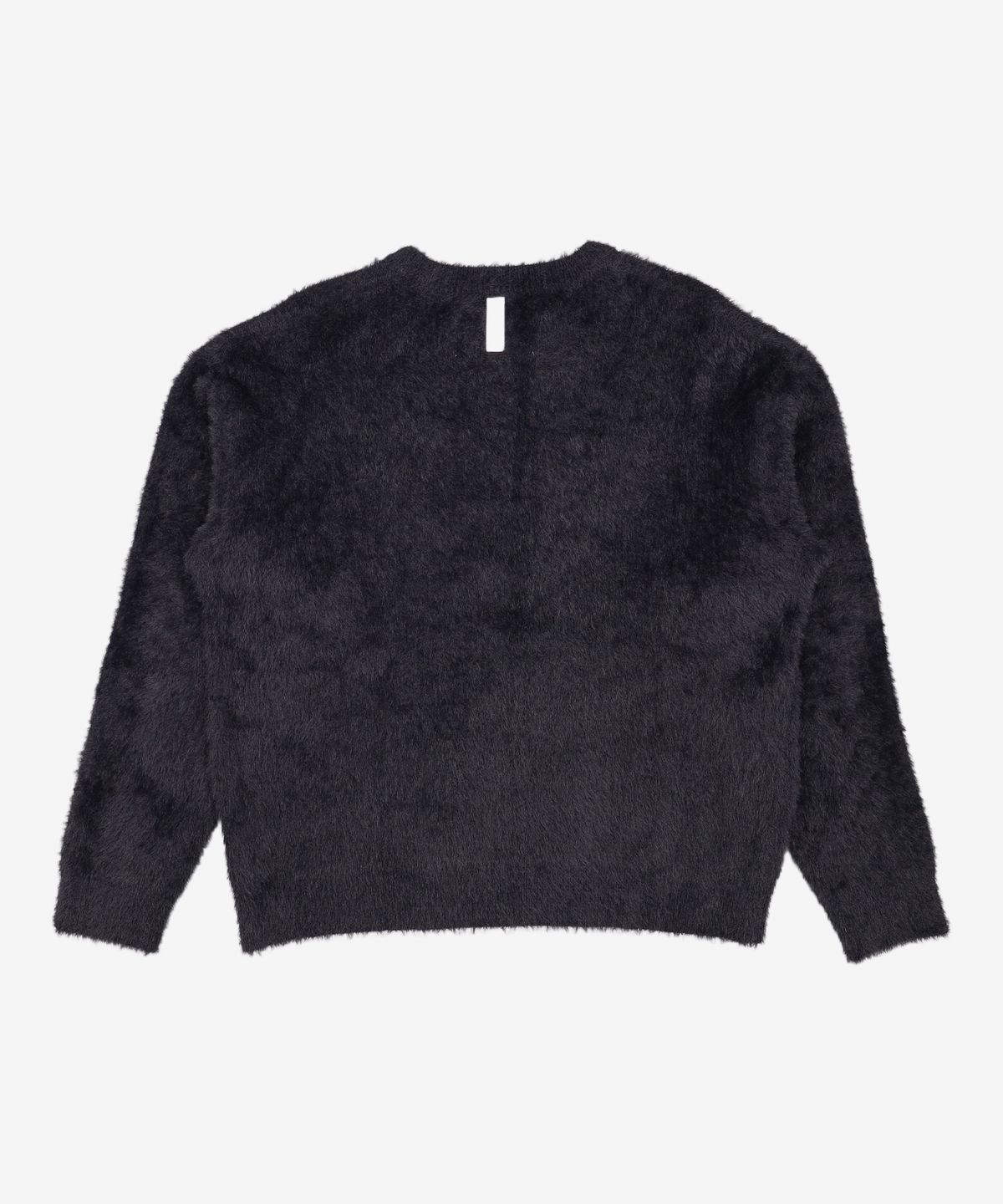 노매뉴얼(NOMANUAL) CROPPED HAIRY KNIT - BLACK M