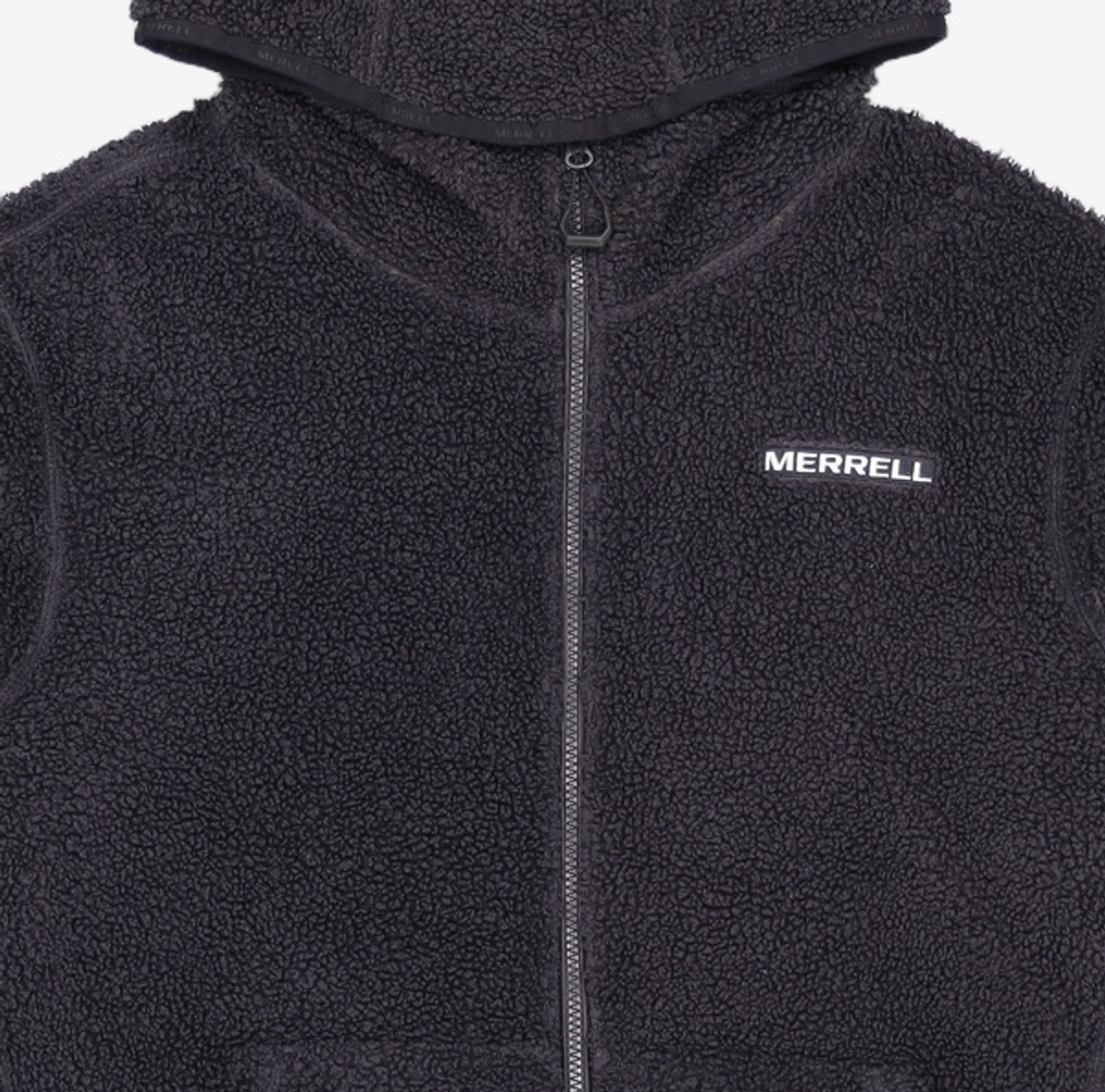머렐(MERRELL) MLM2A4JK1200 남성 솔리드 플리스 후드집업 100