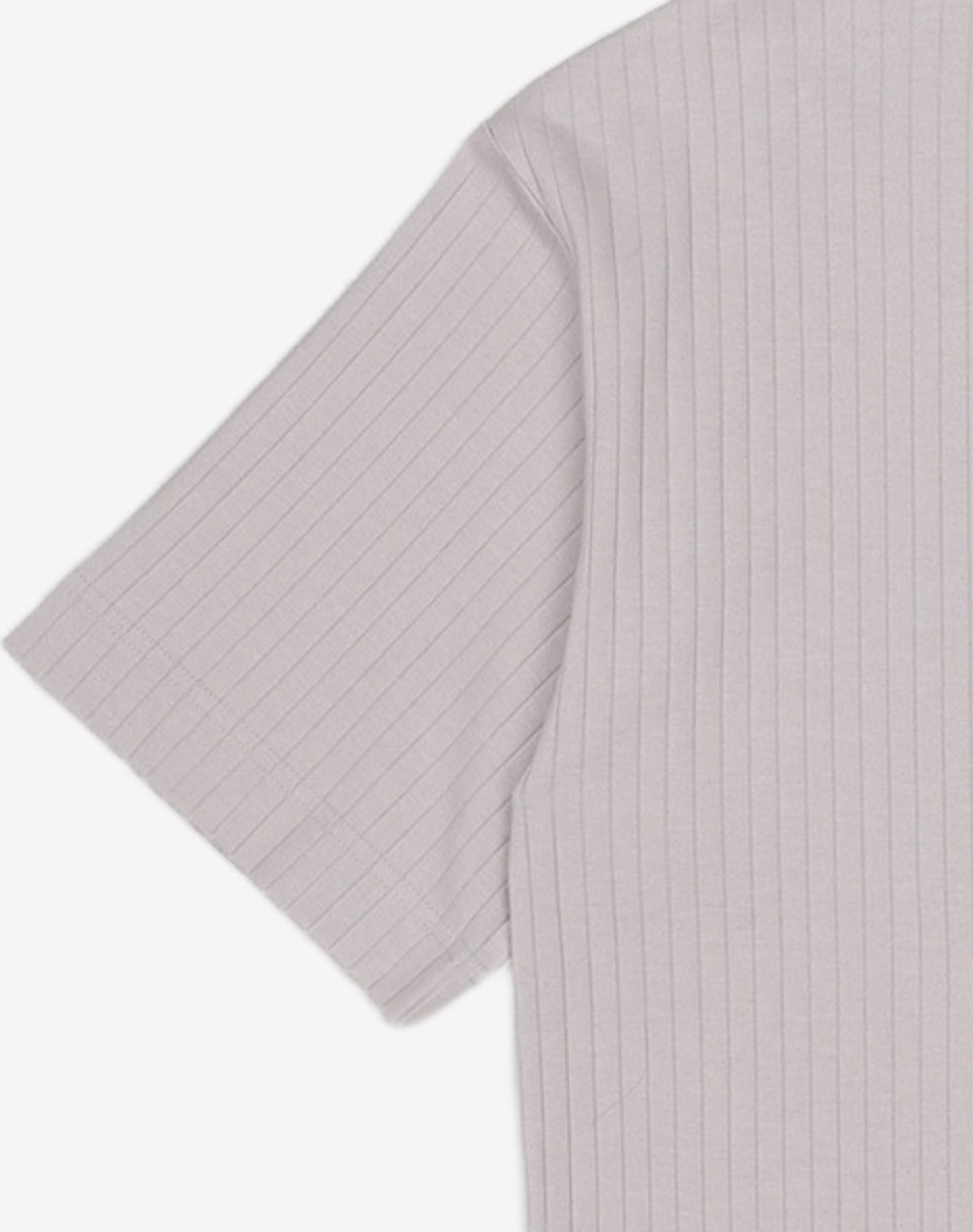 가먼트레이블(GARMENT LABLE) Pleats T-Shirt - Ash Bluegray S