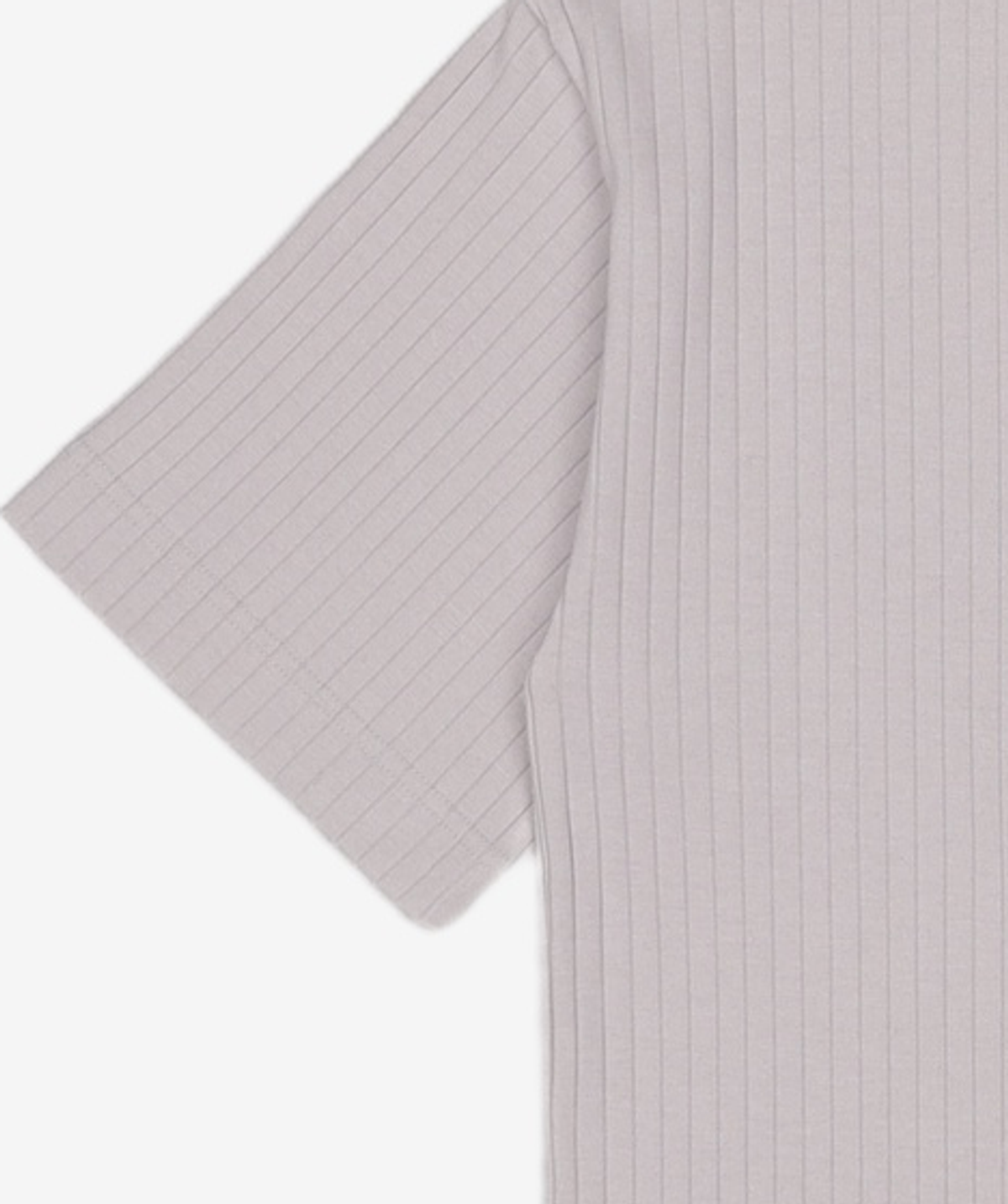 가먼트레이블(GARMENT LABLE) Pleats T-Shirt - Ash Bluegray S