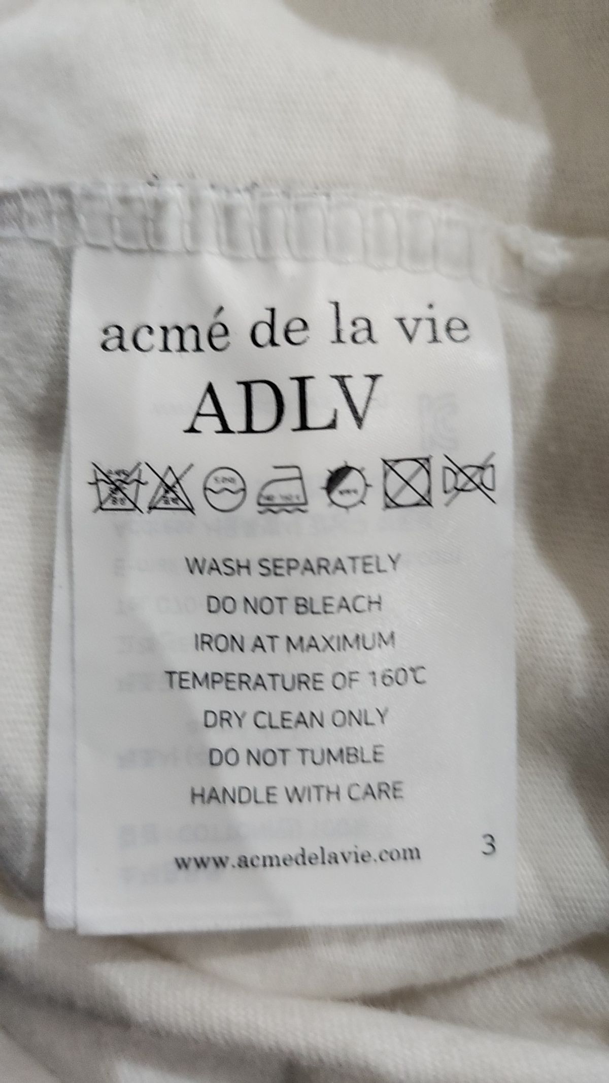 아크메드라비(ACME DE LA VIE) 반소매 티셔츠 2XL