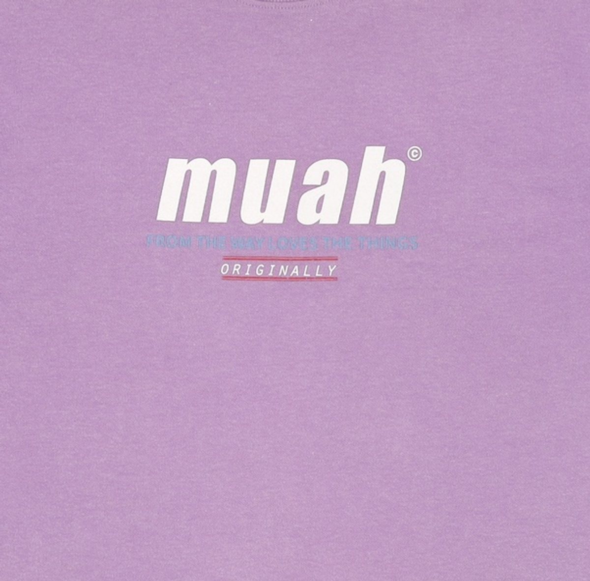 무아무아(MUAHMUAH) 반소매 티셔츠 FREE