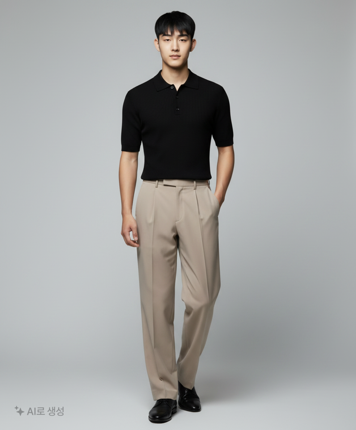 무신사 스탠다드(MUSINSA STANDARD) [쿨탠다드] 와이드 히든 밴딩 슬랙스 [라이트 베이지] 31