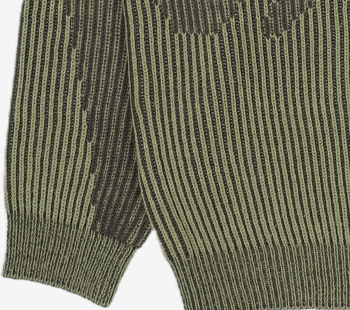 크리틱(CRITIC) Goth Logo Knit Khaki M