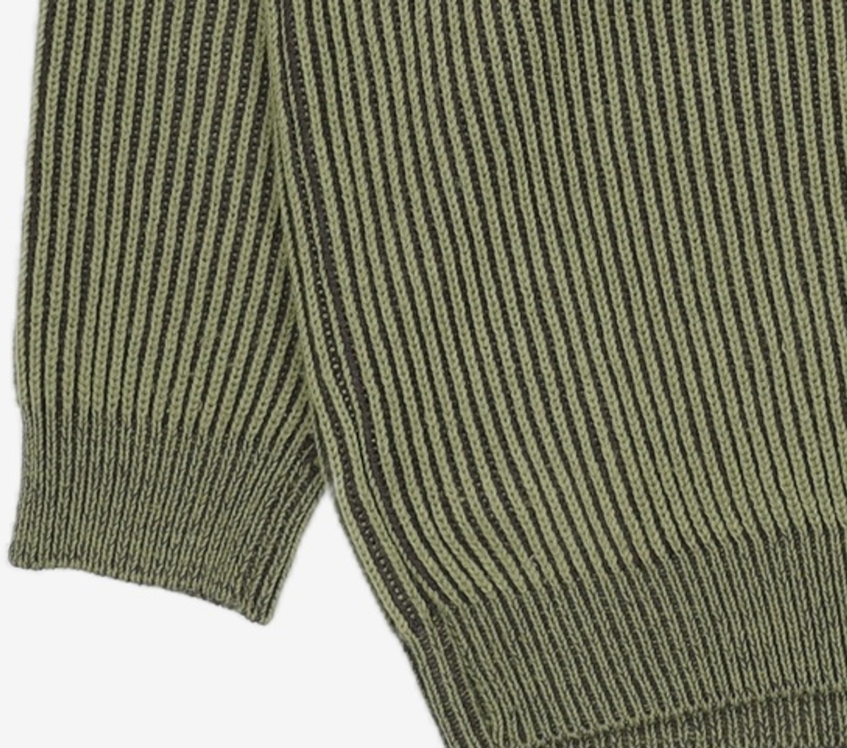 크리틱(CRITIC) Goth Logo Knit Khaki M