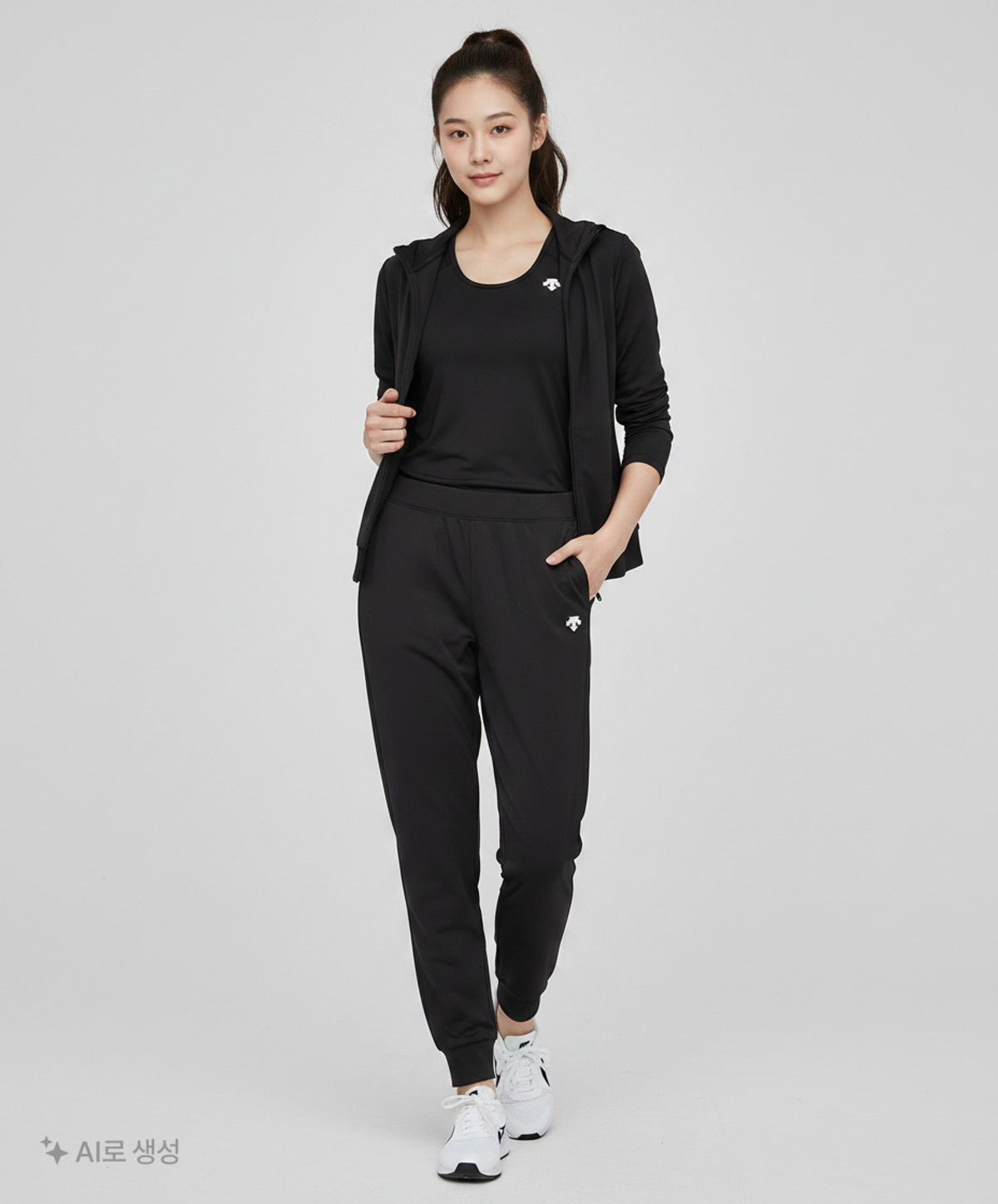 데상트(DESCENTE) 여성 제깅스형 팬츠 (S8422RKP90) 70