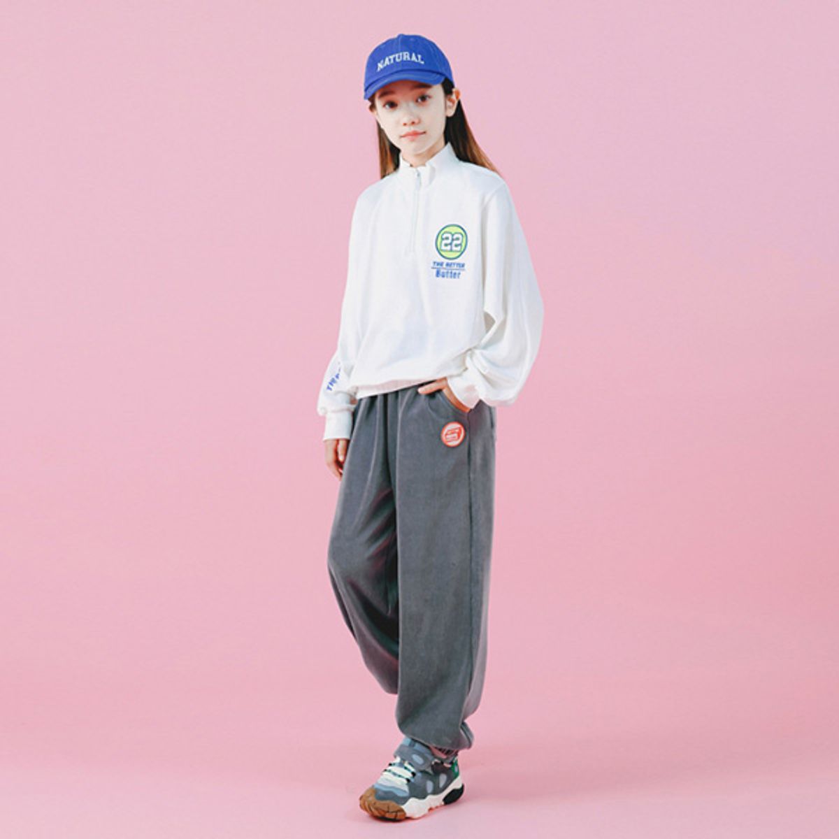 아이러브제이(I LOVE J) B.커먼드 골지 조거팬츠 JVFPT23