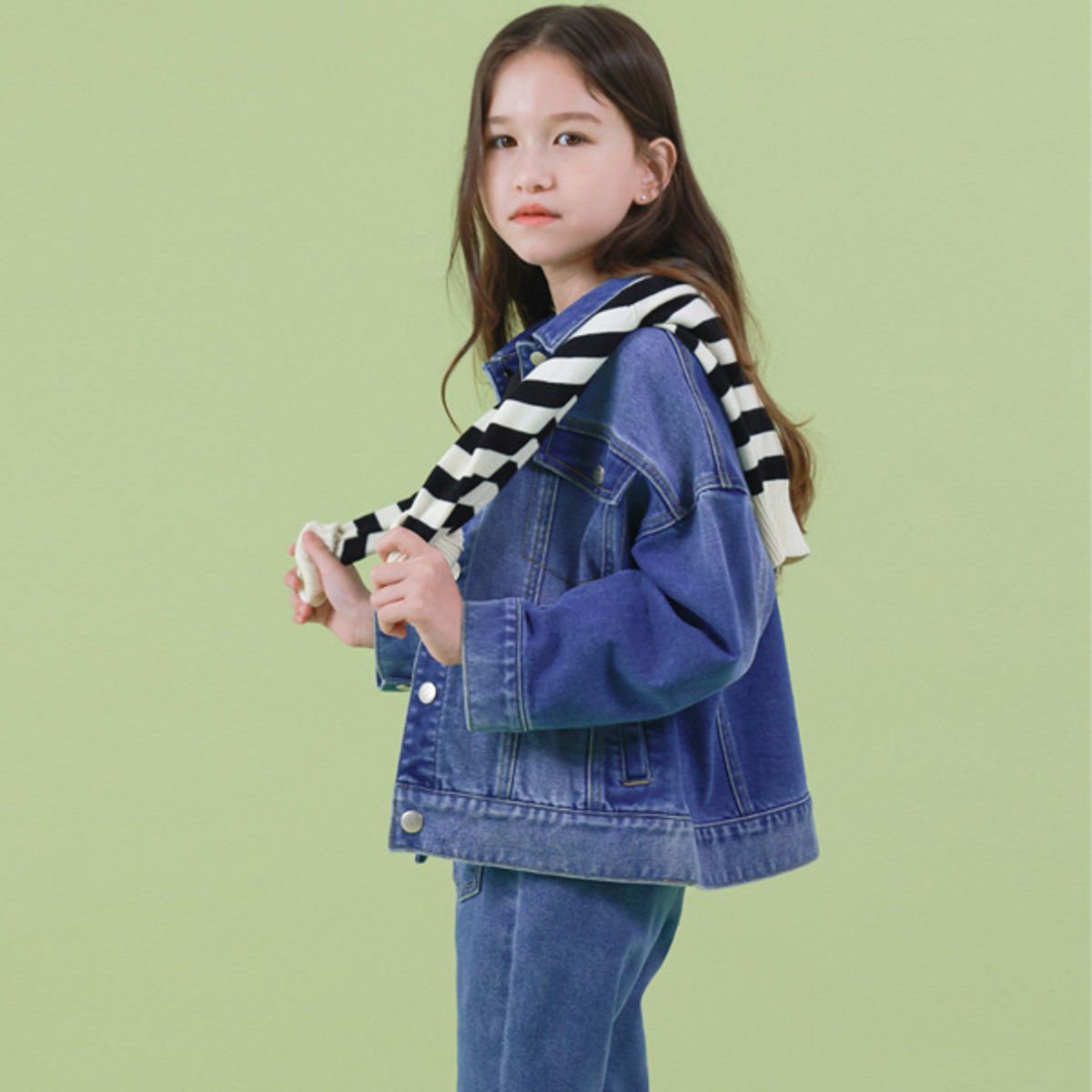 아이러브제이(I LOVE J) A.분더 데님 자켓 JVFOU85