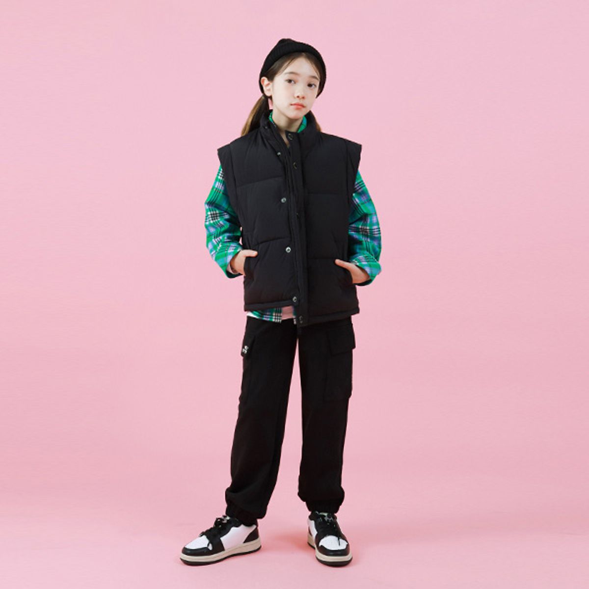 아이러브제이(I LOVE J) B.트라움 패딩 조끼 JVFOU23