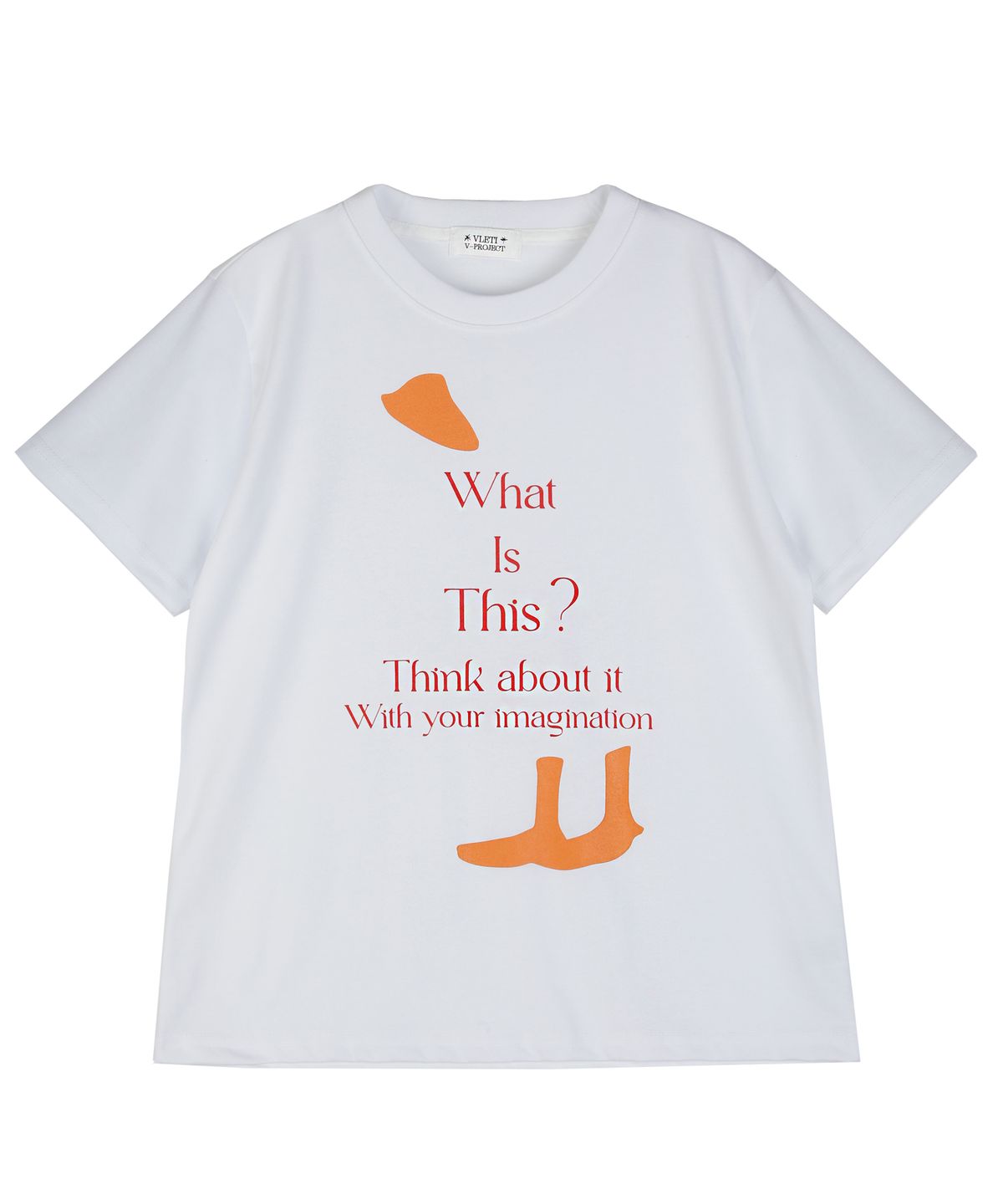 블레티(VLETI) Duck Art Work Printing T-shirt (White)