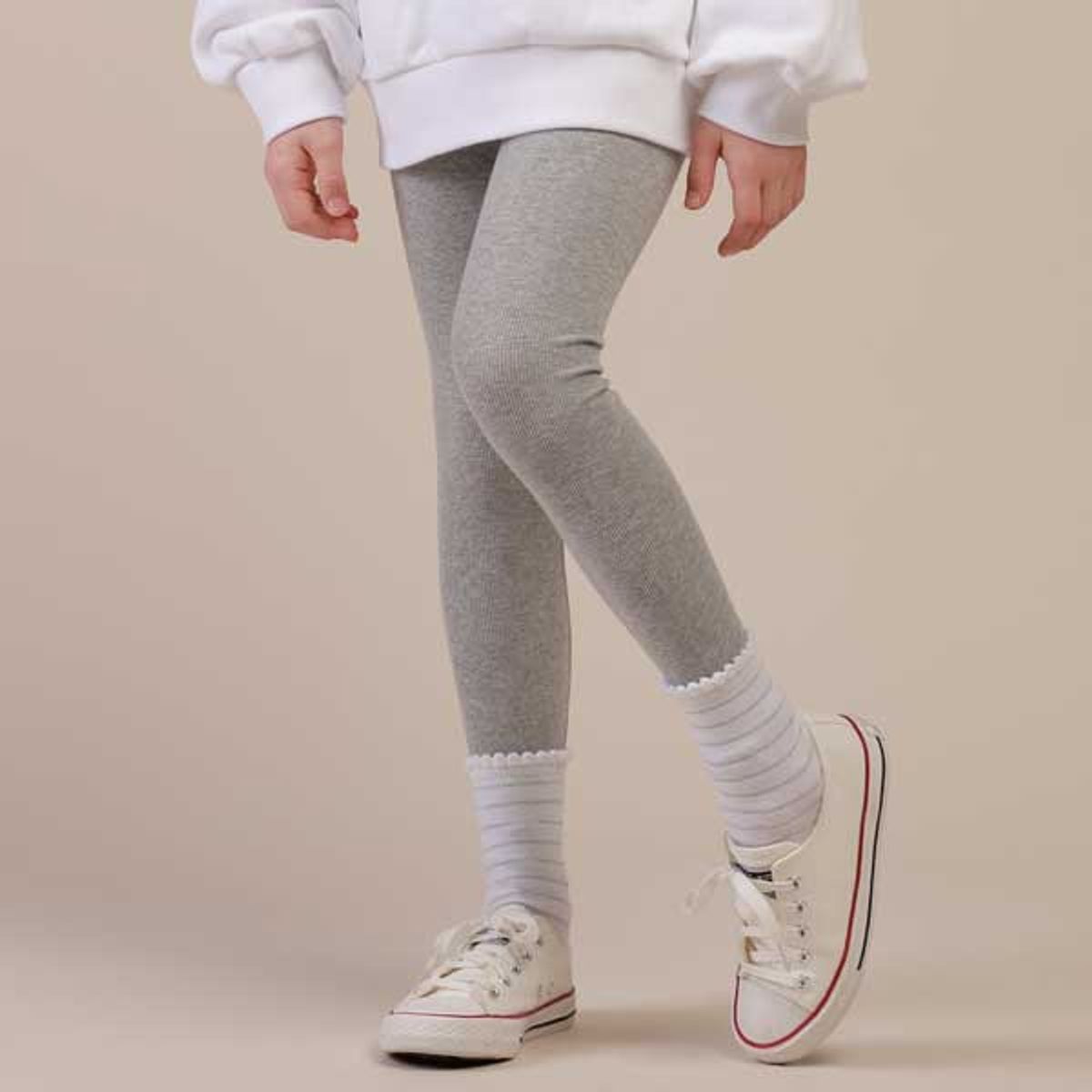 아이러브제이(I LOVE J) J.플레인 골지 레깅스 JVSLE01